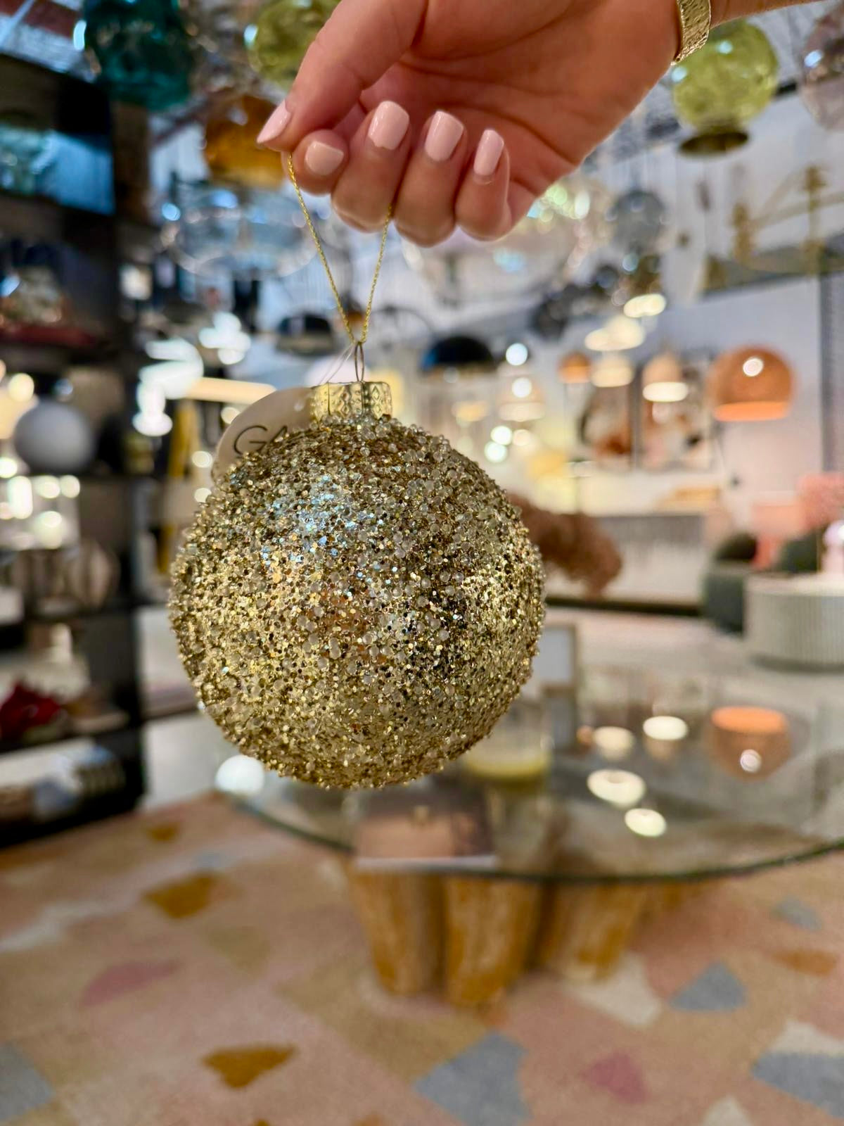 Glass Goldie | Bauble