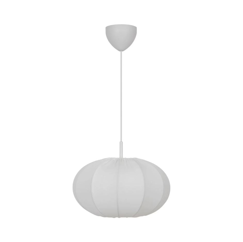 White pendant lamp on a white background