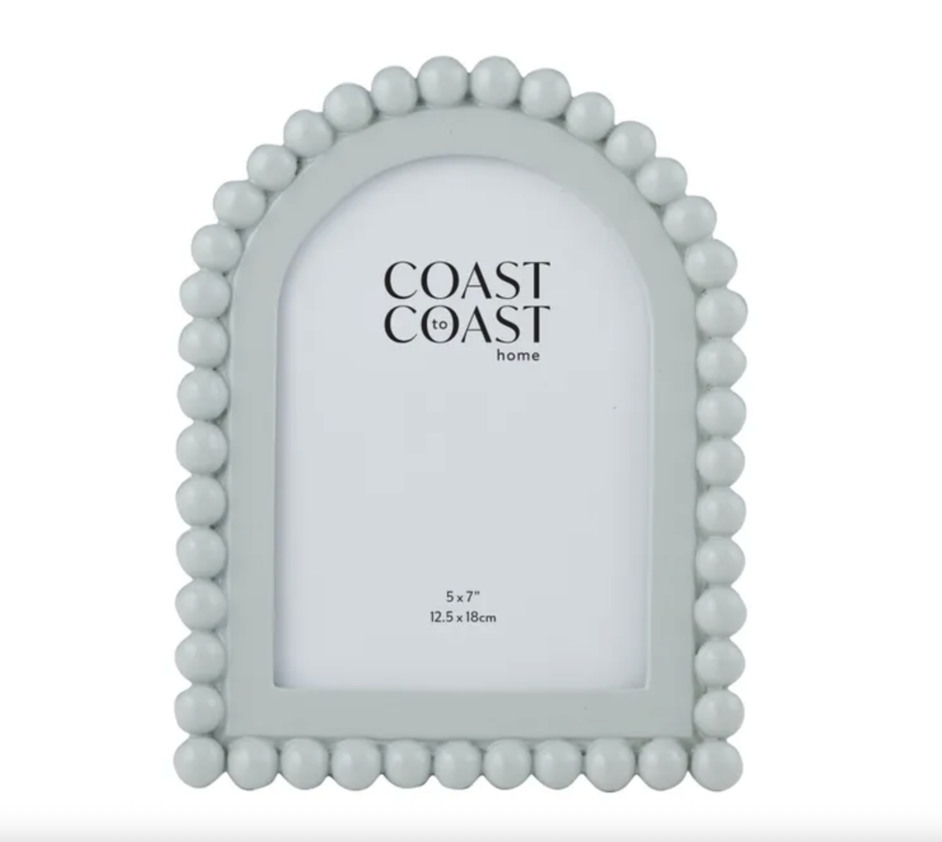 Blue decorative frame with 'Coast to Coast Home' branding on a white background