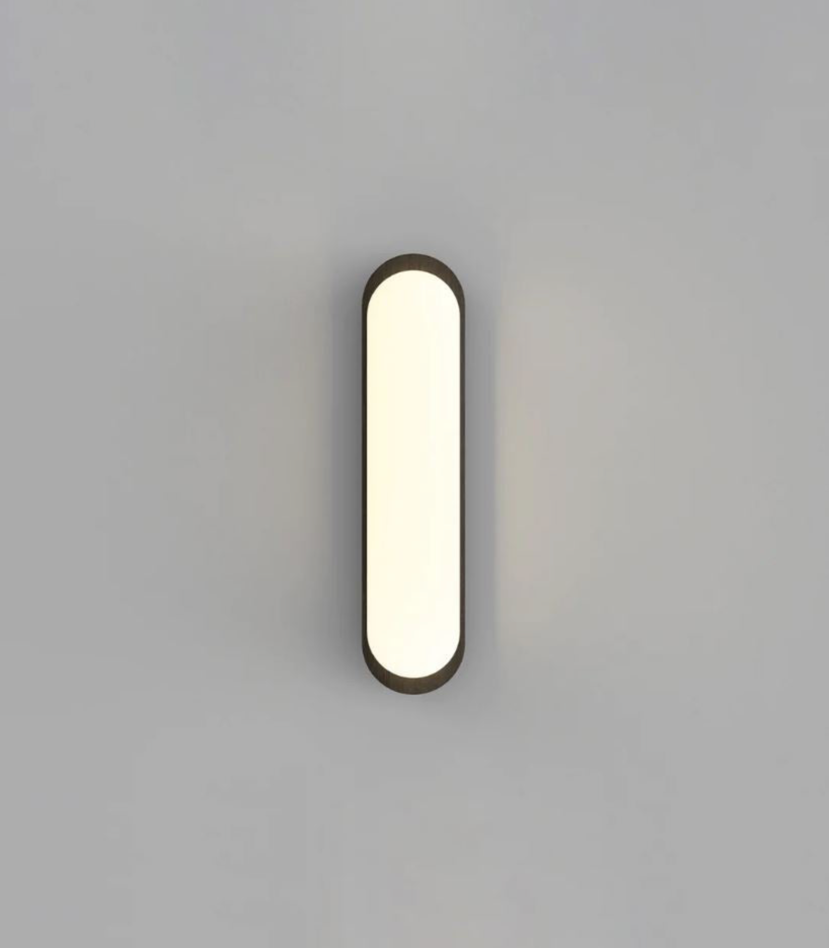 Wall light fixture on a grey background