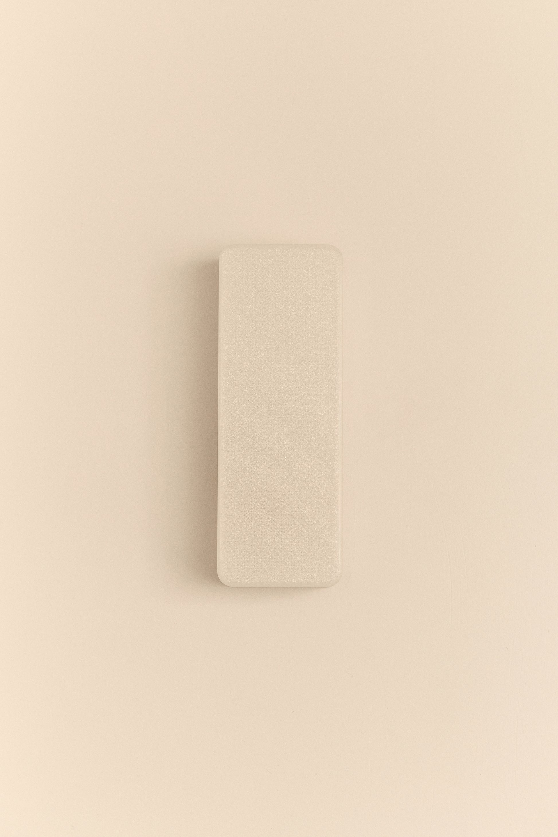 3D printed wall light on a beige background