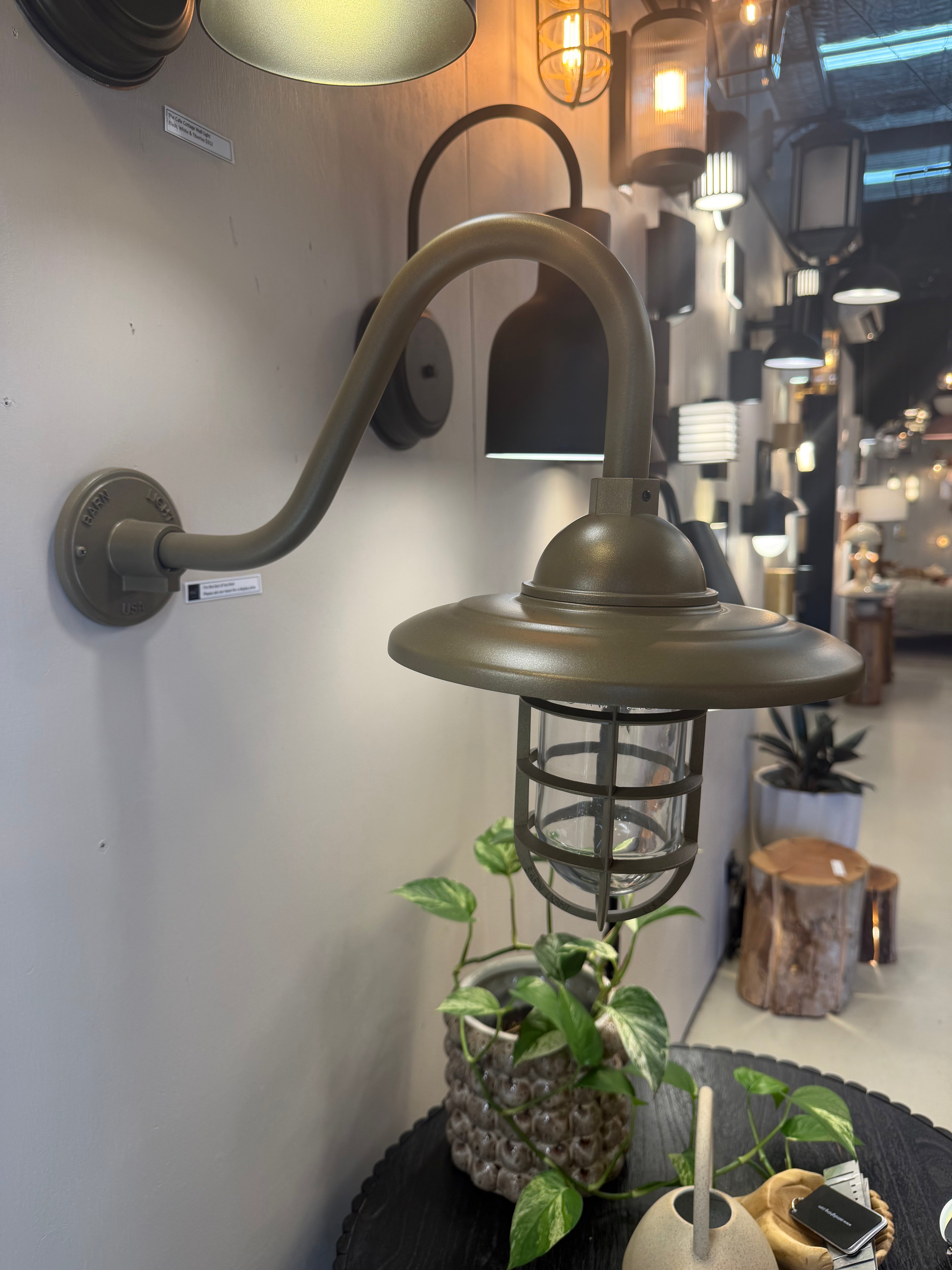 Custom Tiberius Gooseneck | Wall Light | Ex Display