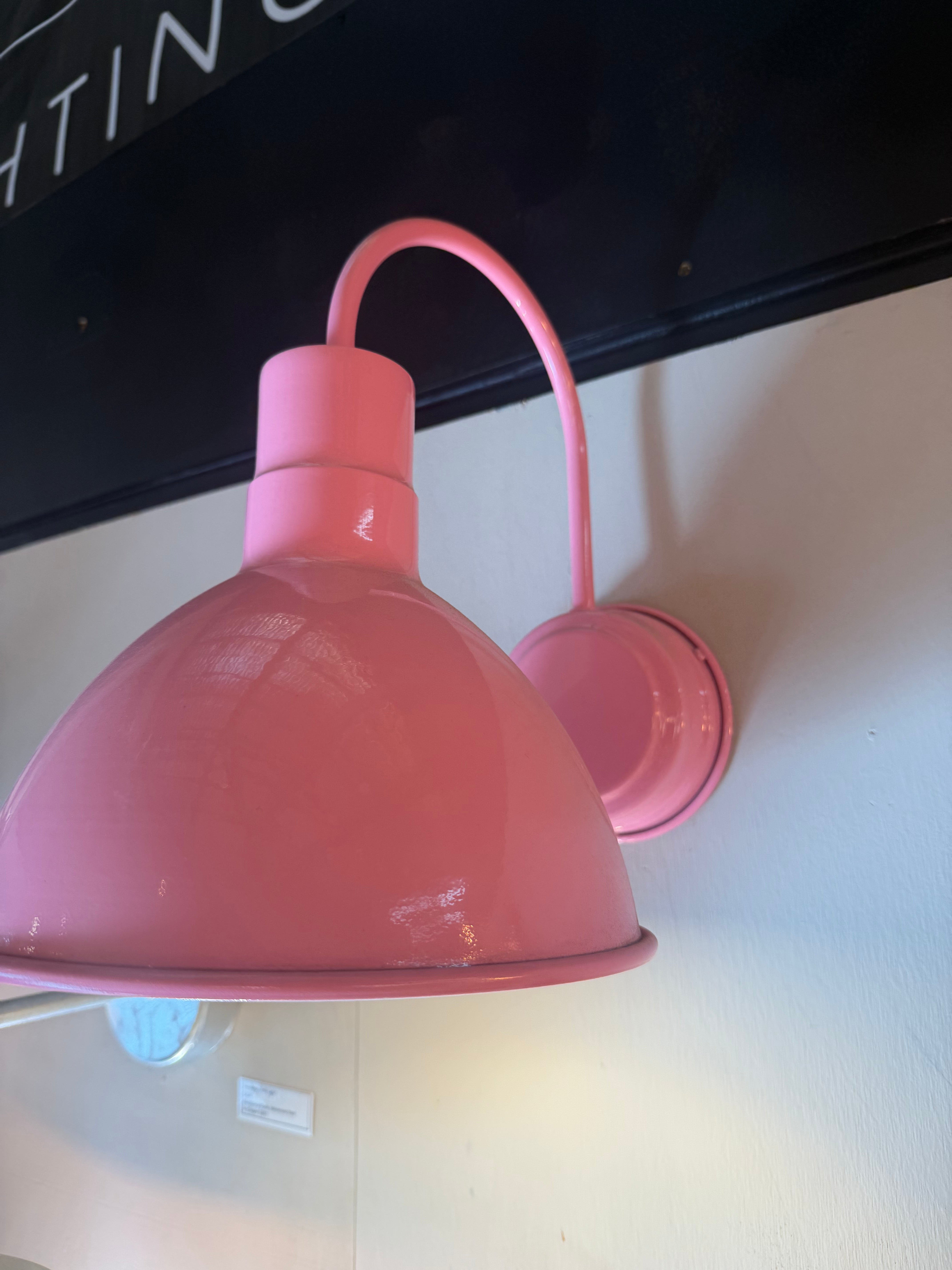 Custom Pink Outdoor | Wall Light | Ex Display