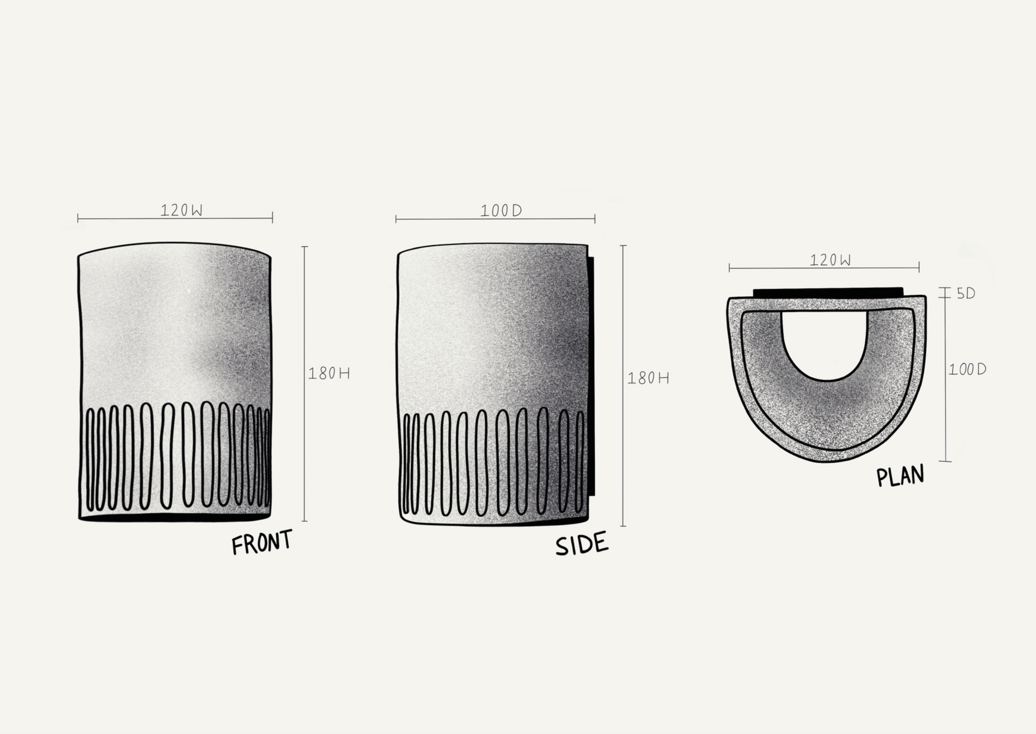 Glazed Day Short Interior | Wall Light