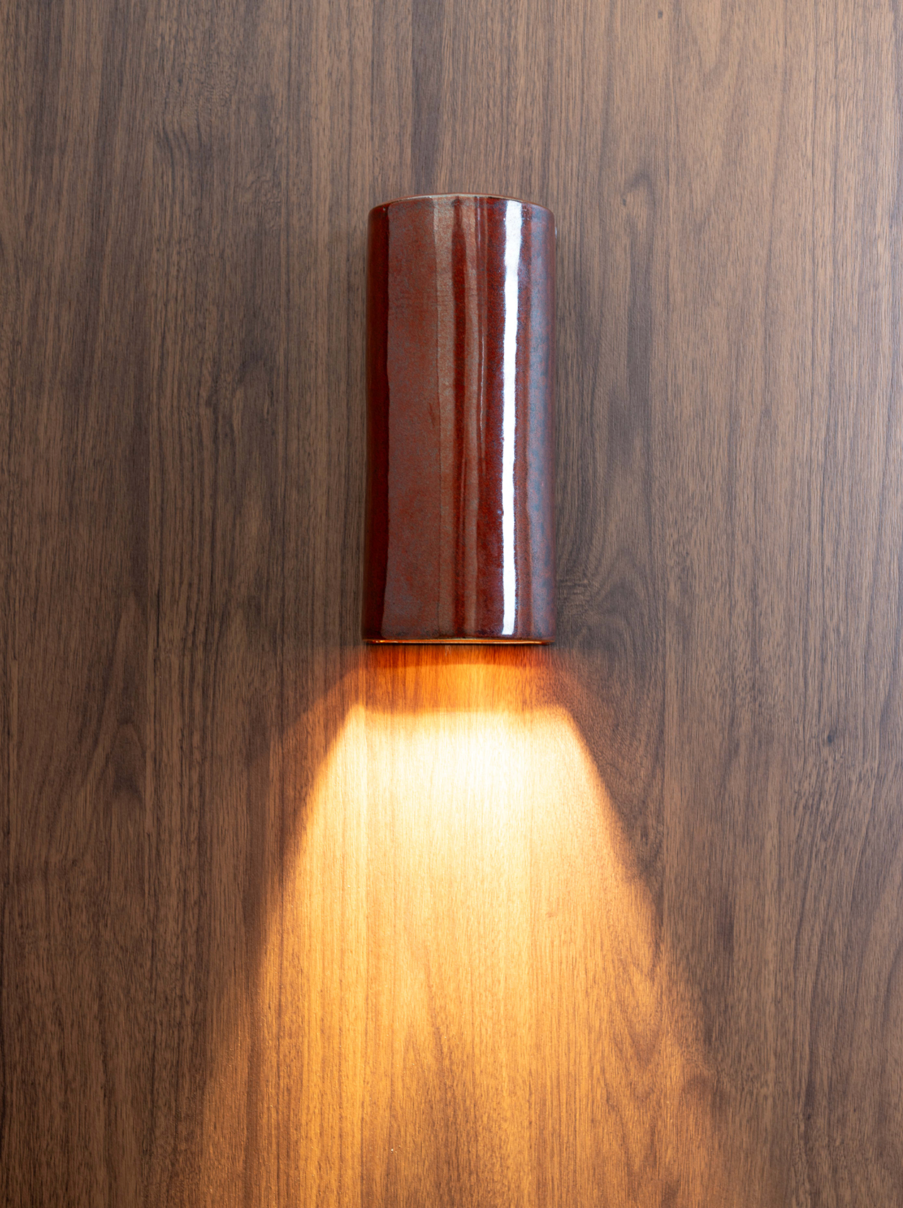 Glazed Dawn Tall Interior | Wall Light