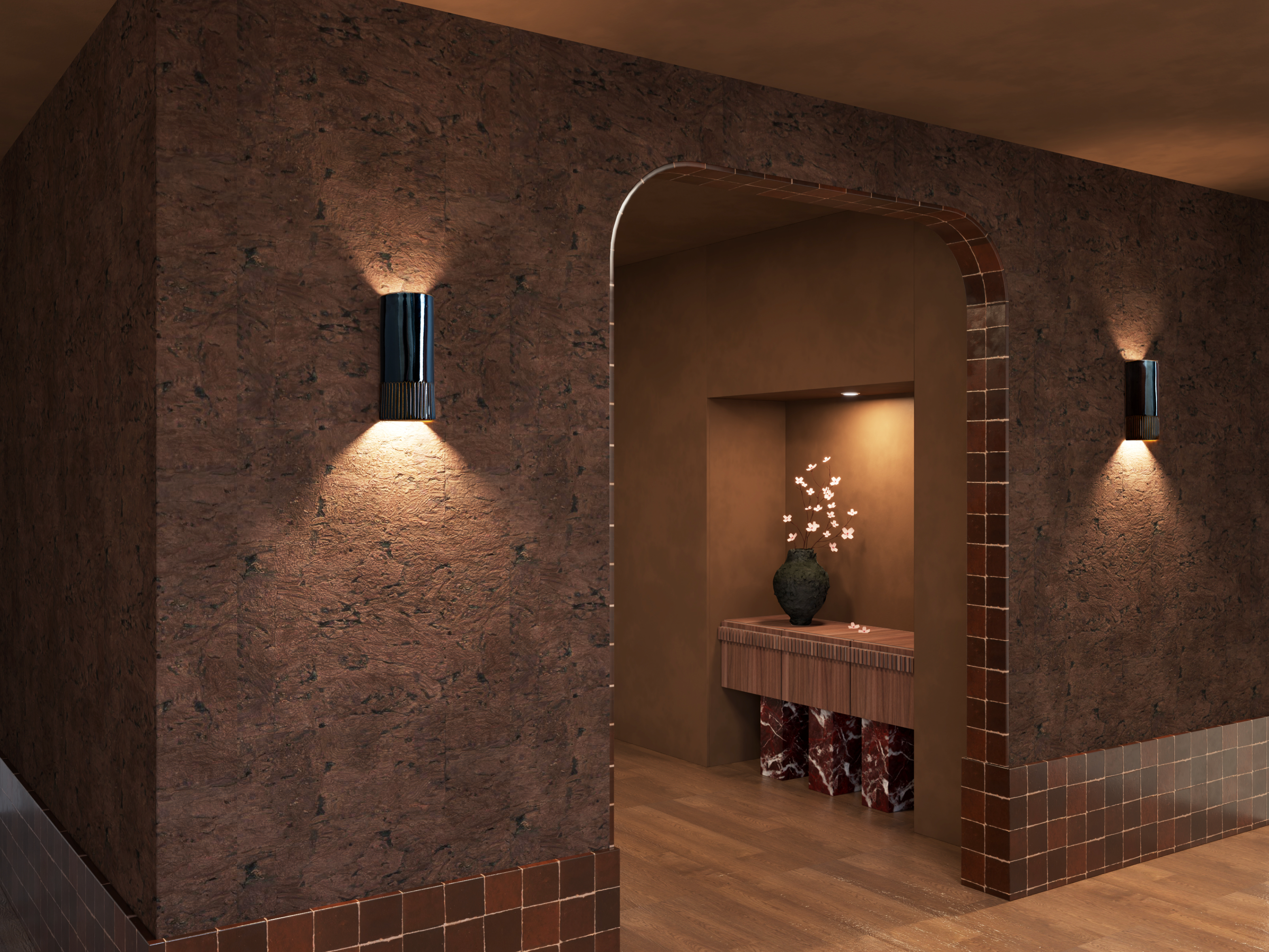 Glazed Day Tall Interior | Wall Light