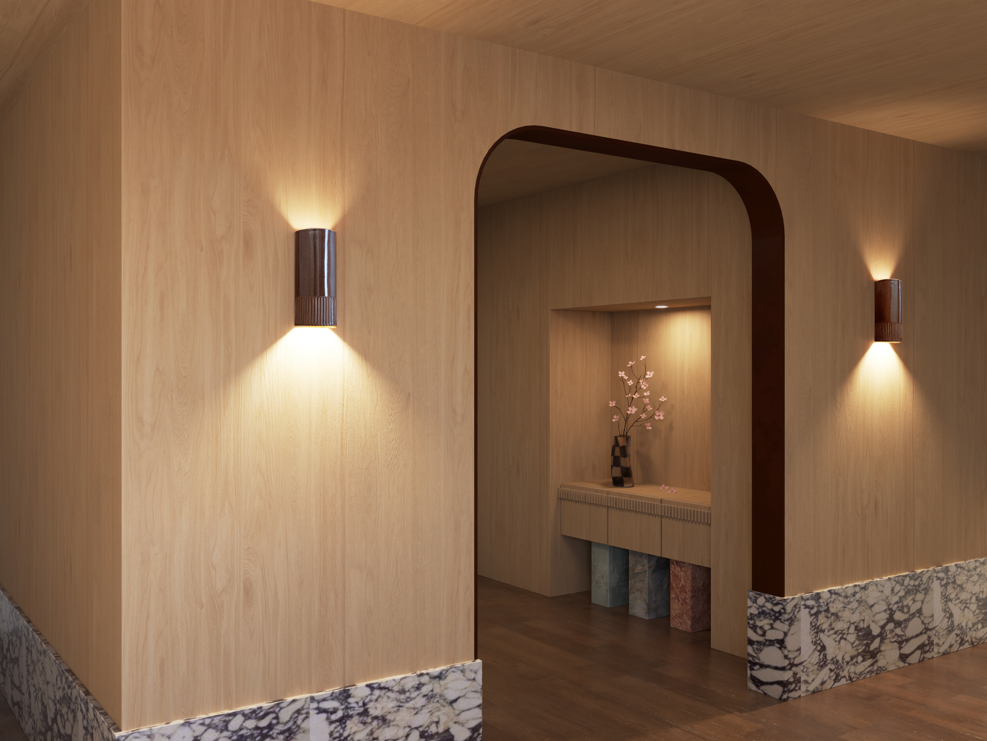 Glazed Day Tall Interior | Wall Light