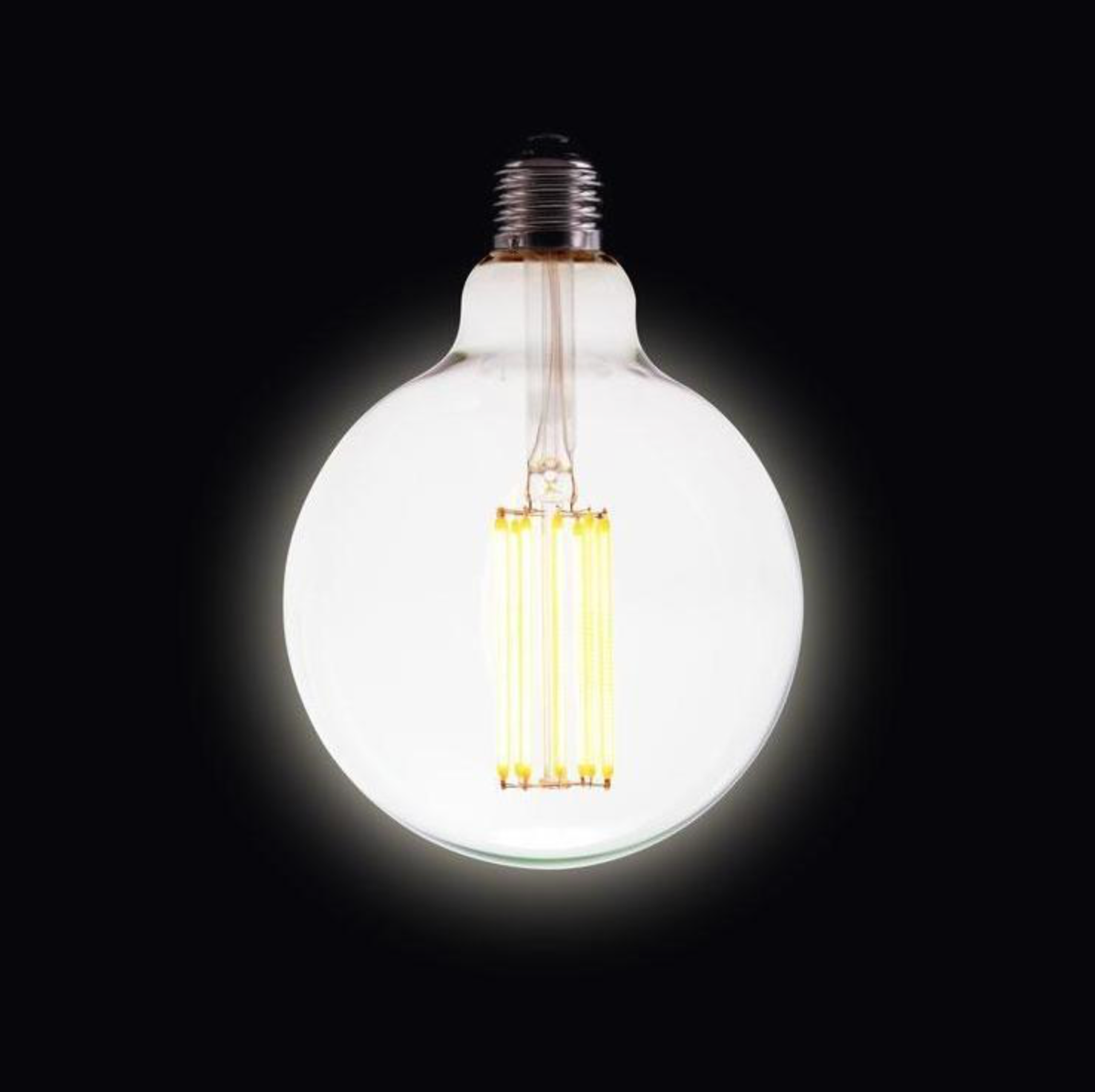Vintage LED | Long Filament Clear Round | Light Globe | G125 10w E27 3000k