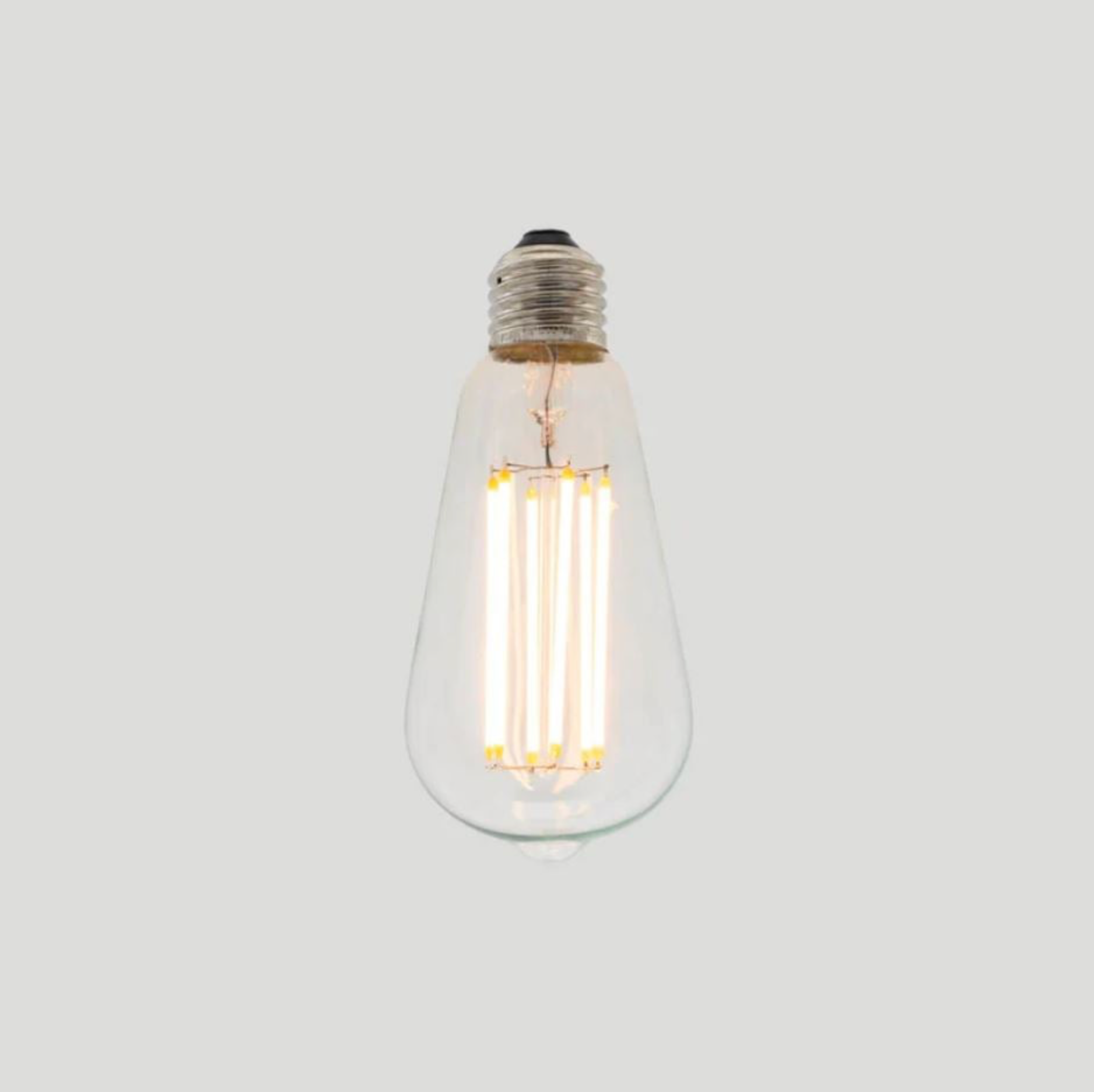 Vintage LED |  Long Filament Clear | Light Globe | ST64 6w E27 2200k