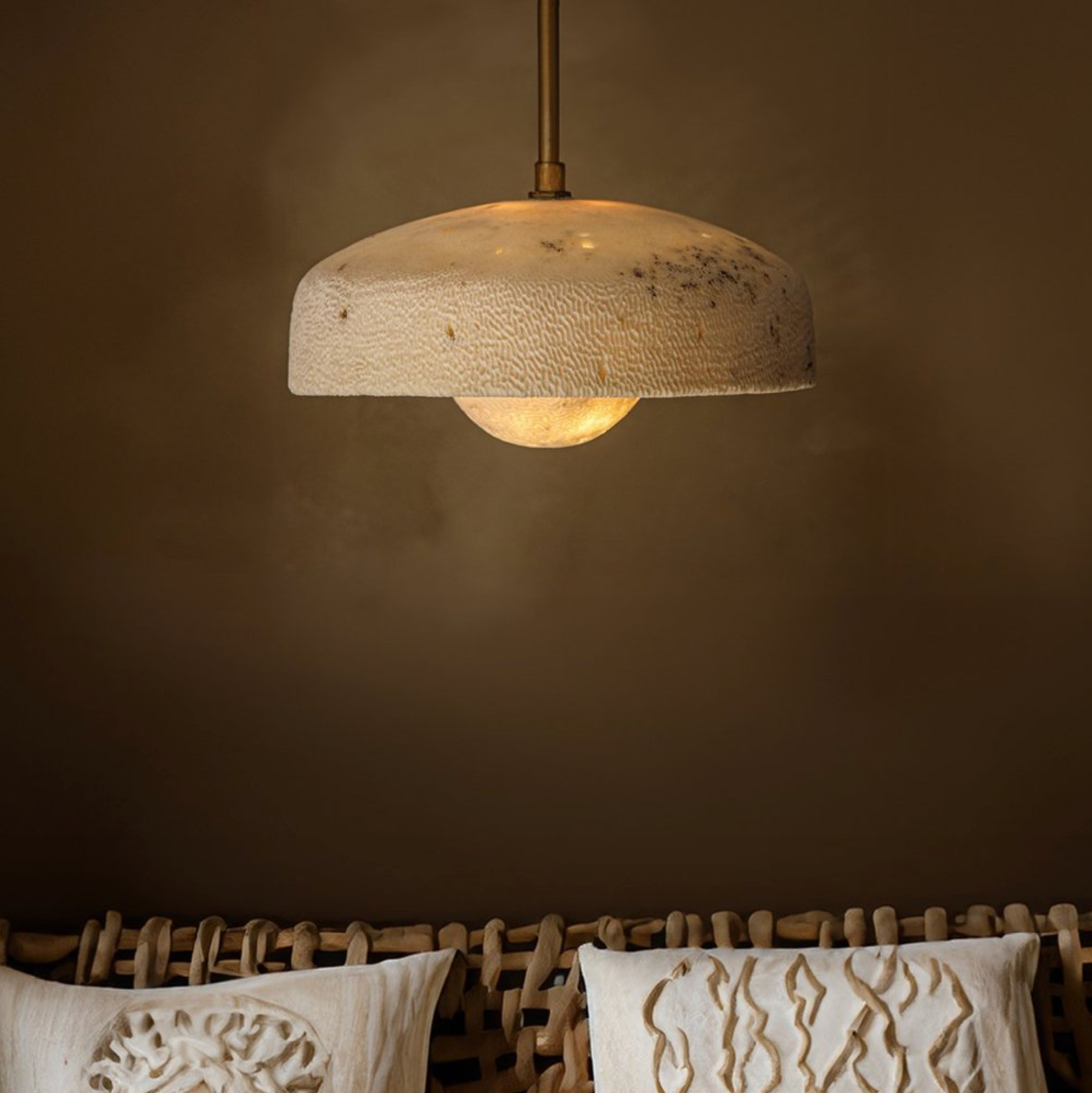 Fossil Coral Pearl | Pendant Light