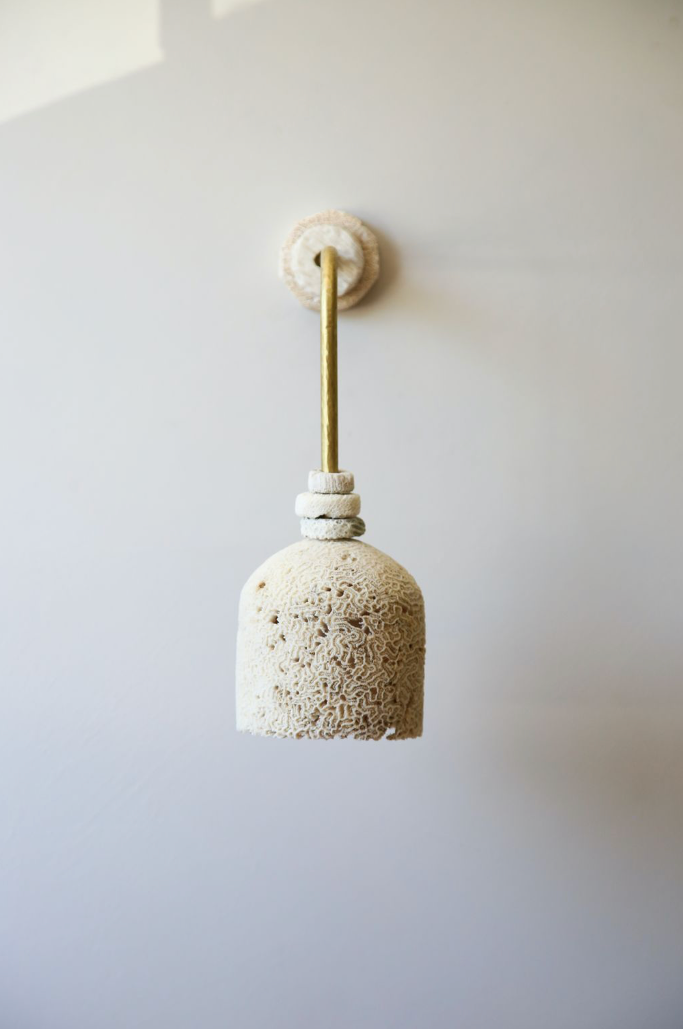 Fossil Coral Arc Dome | Wall Light