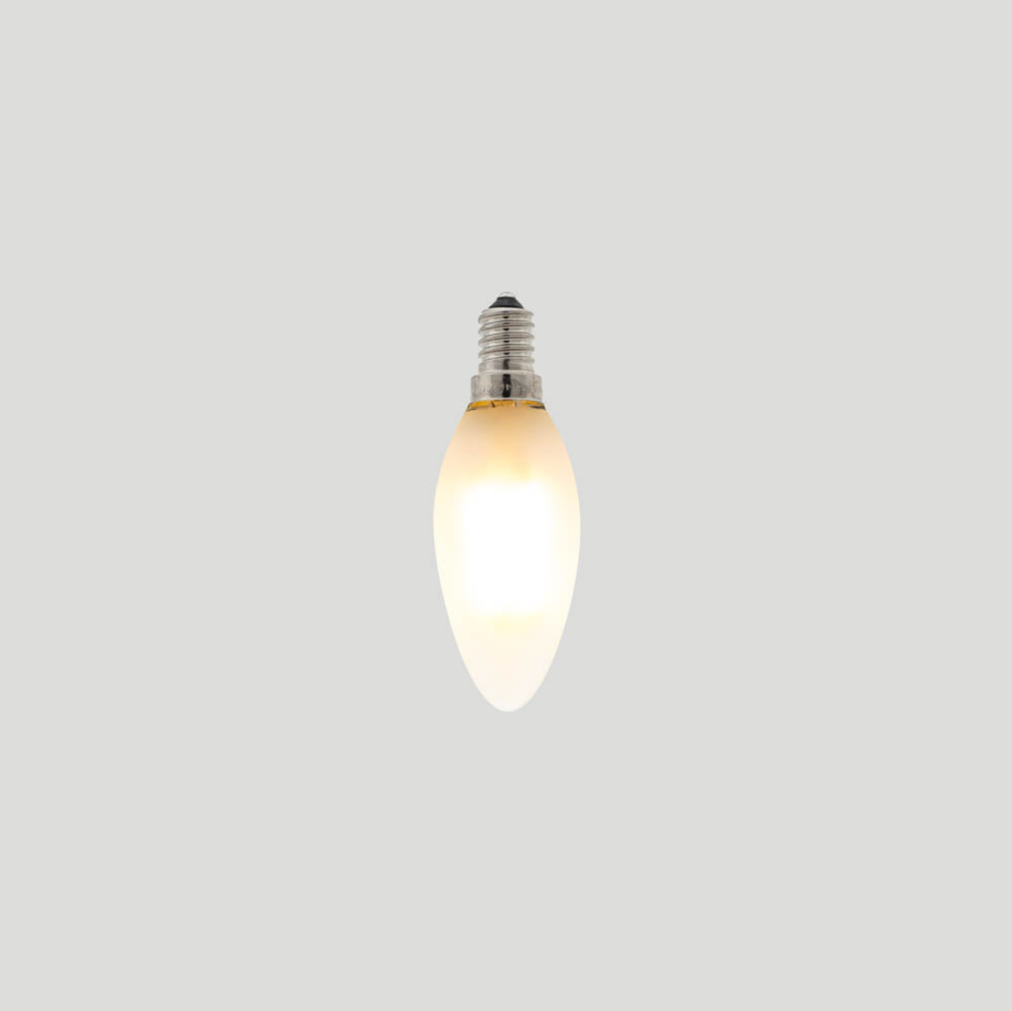 Vintage LED | Candle Porcelain Frosted | Light Globe | 3w E14 2700K