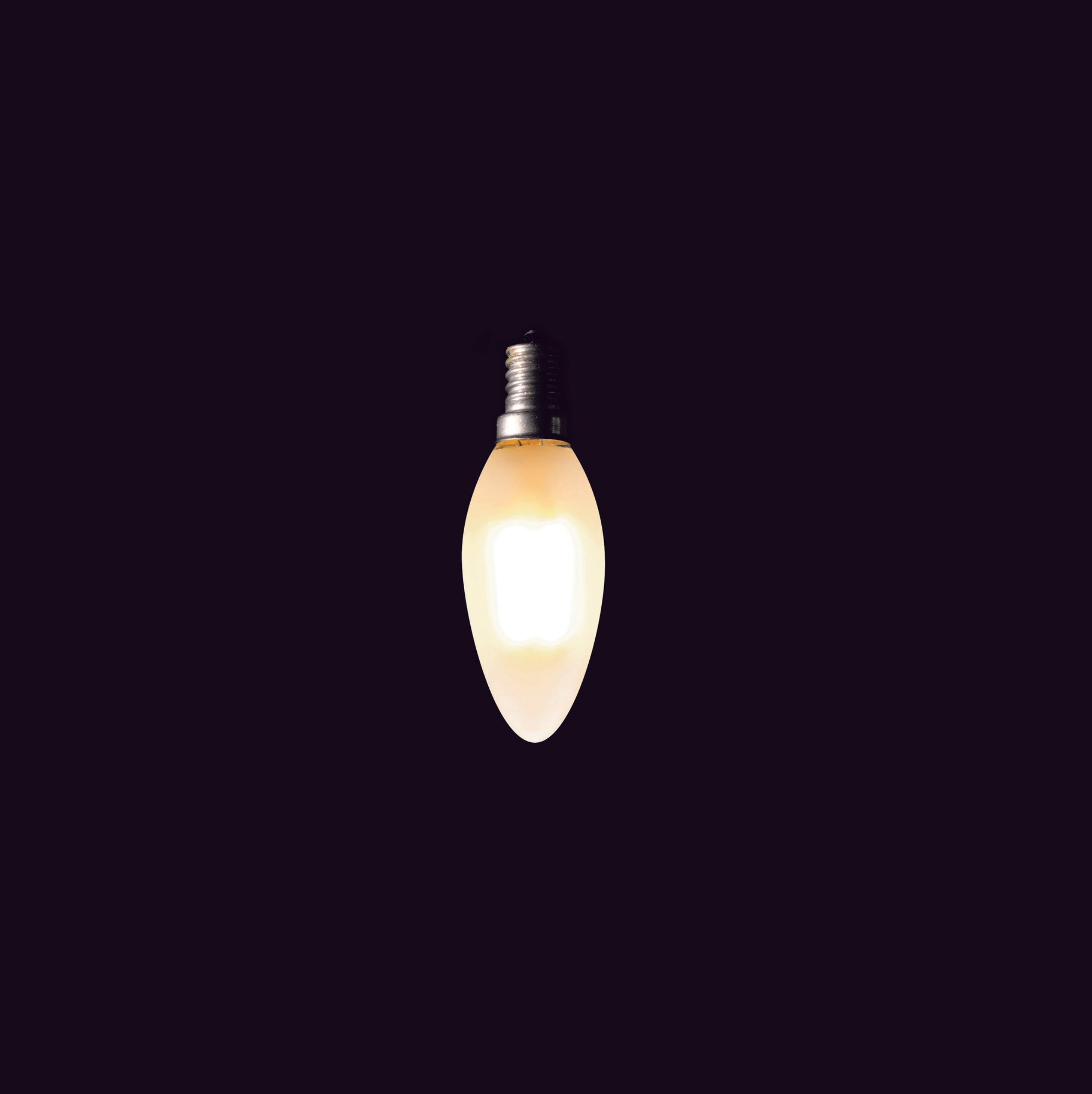 Vintage LED | Candle Porcelain Frosted | Light Globe | 3w E14 2700K