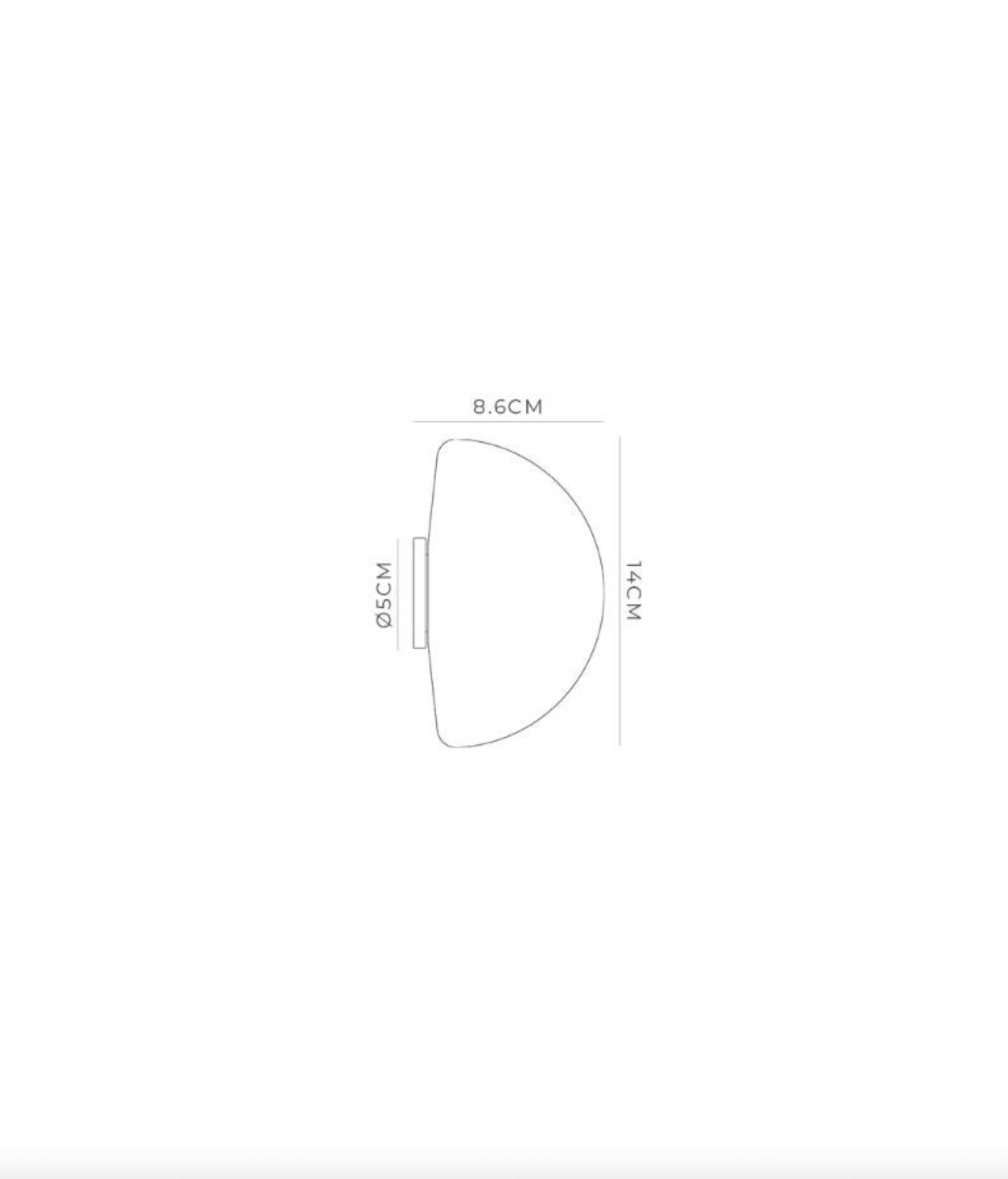 Orb Dome Mirror | Wall Light