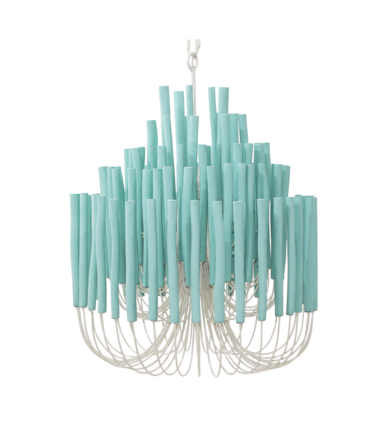 Wood Candlestick Lamp | Chandelier