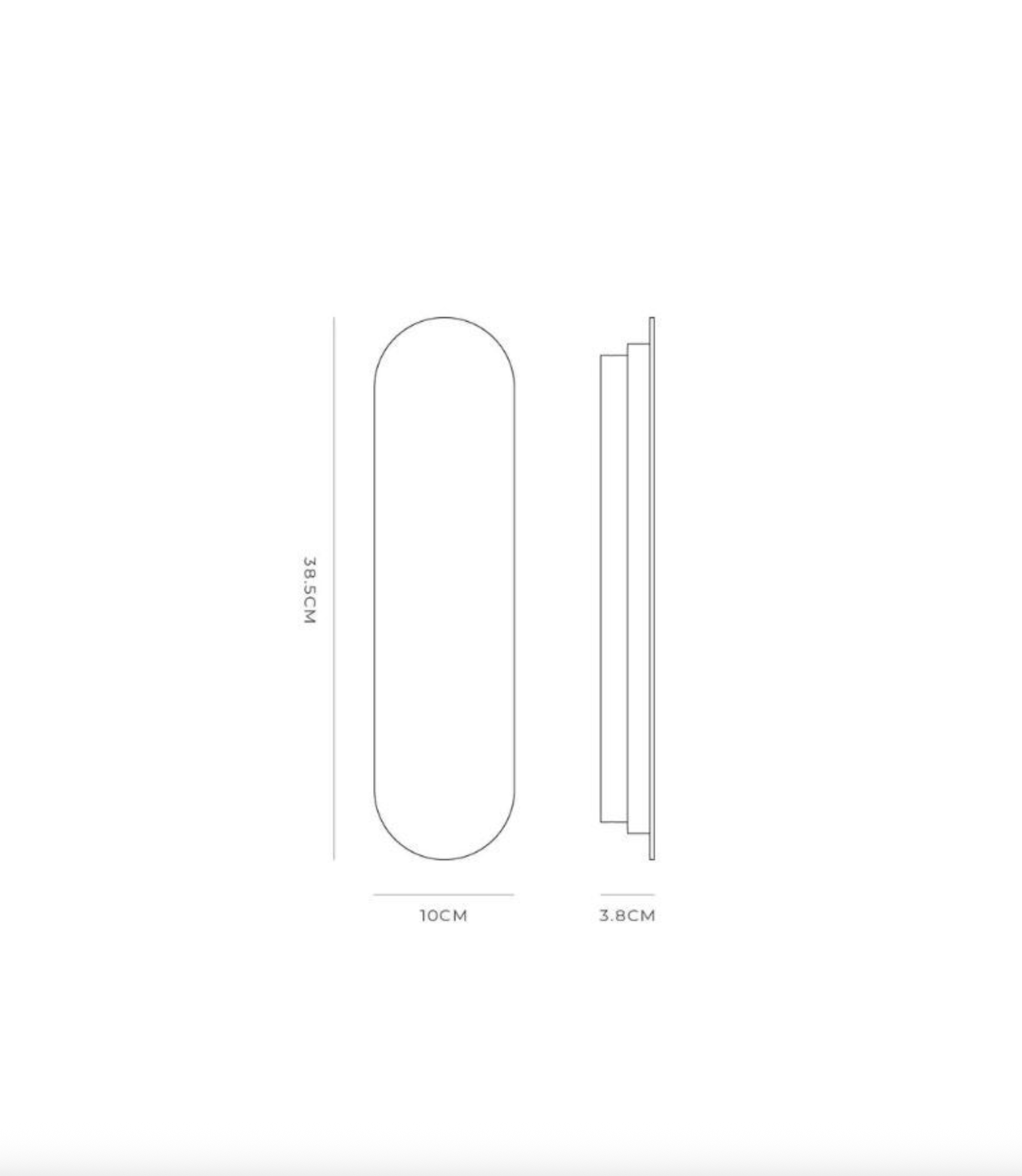 Shadow Long | Wall Light