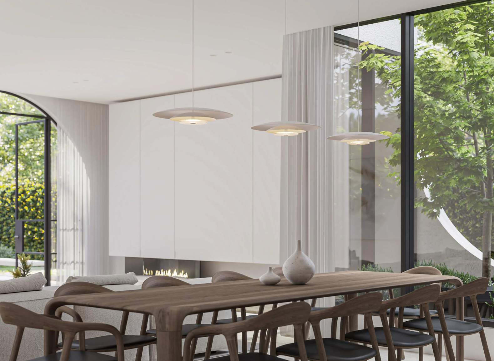 Coral Duo Dome | Pendant Light