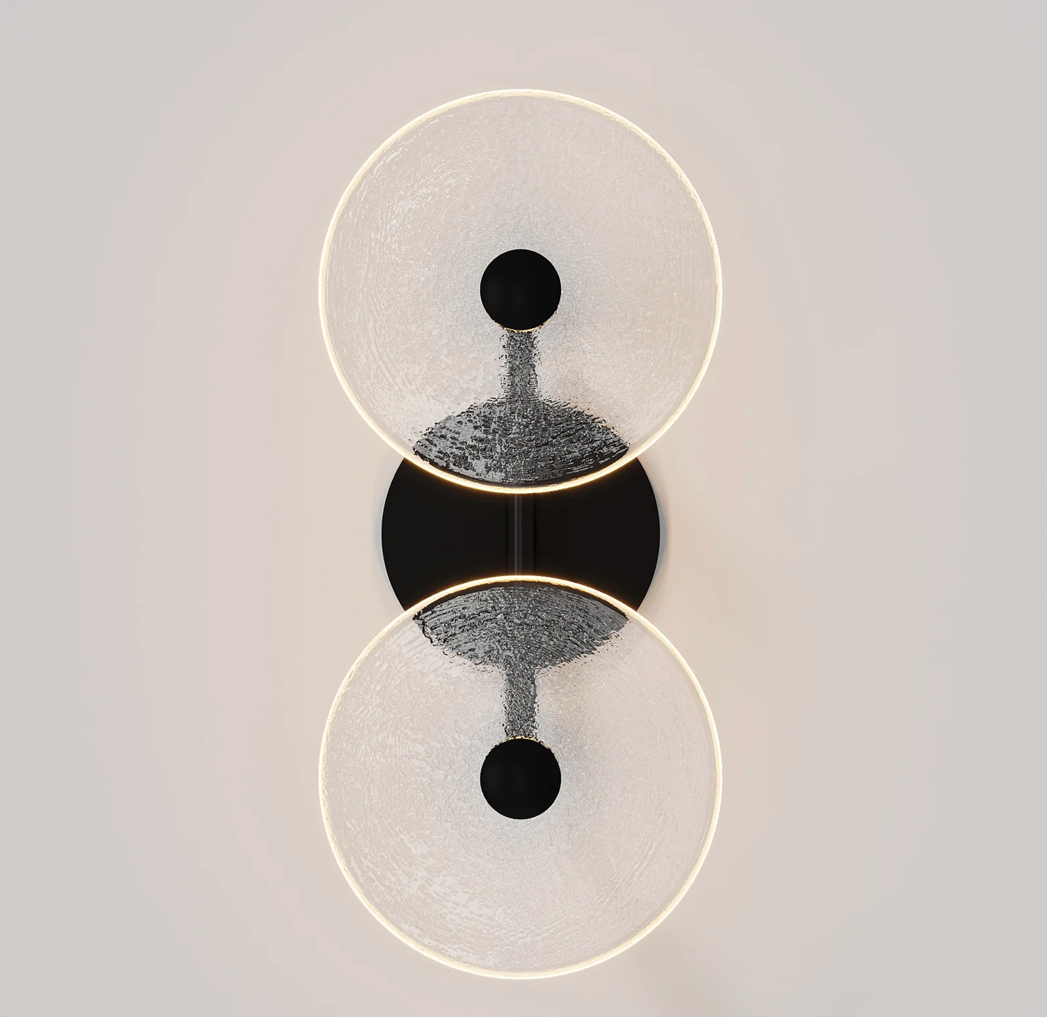 Coral Duo Rod (Centered) | Wall Light