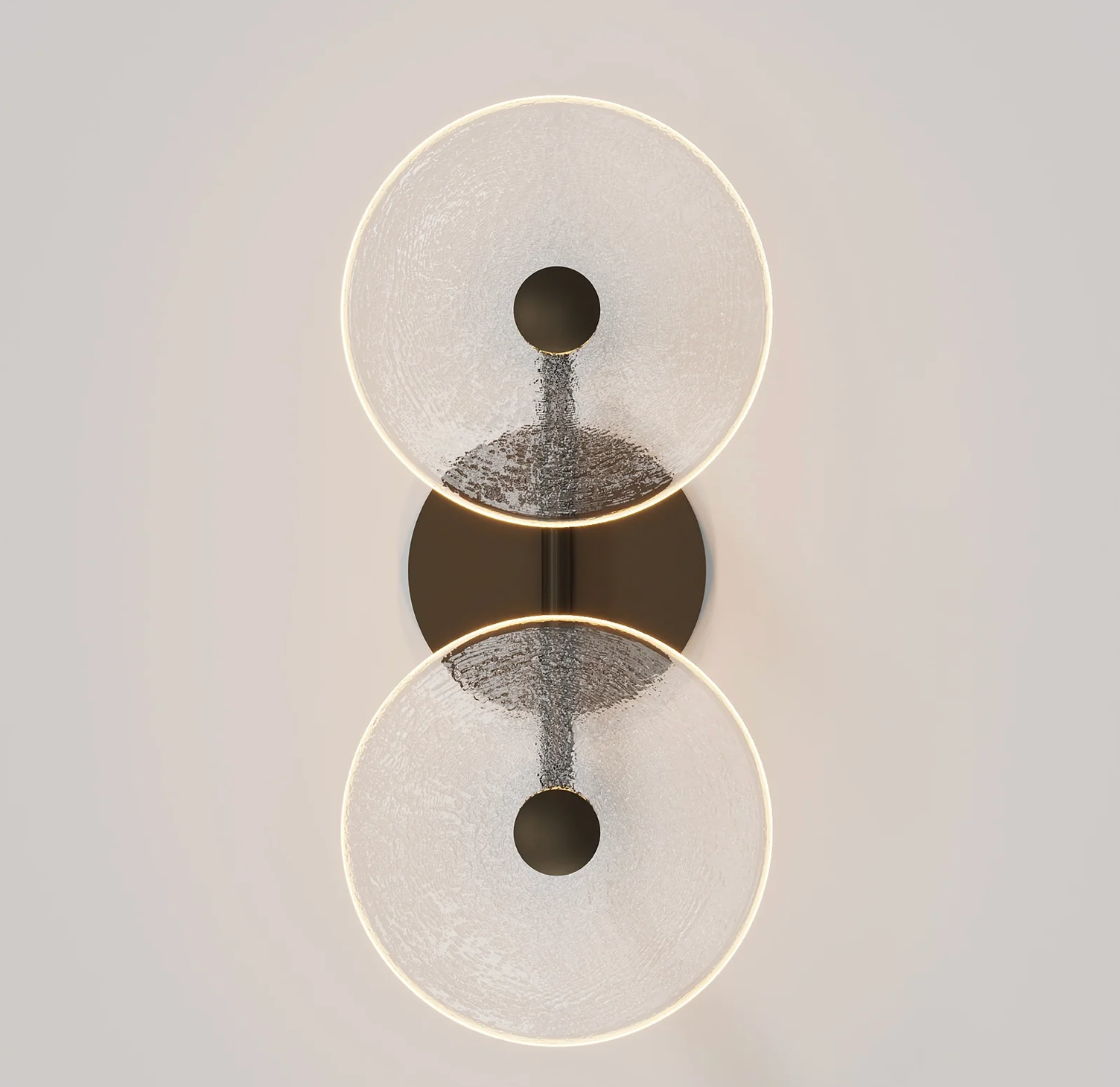 Coral Duo Rod (Centered) | Wall Light