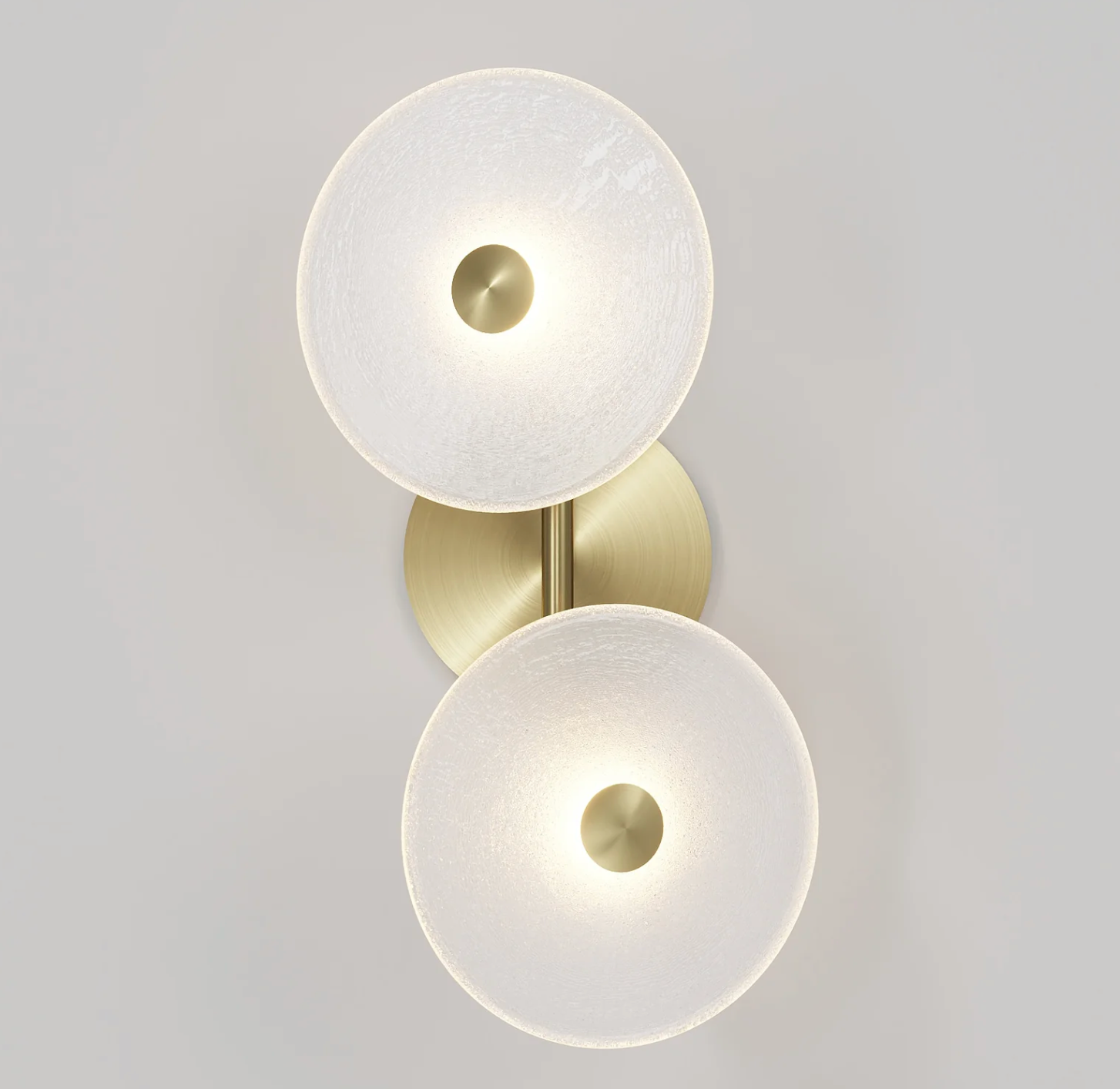 Coral Duo Rod (Off-Centered) | Wall Light