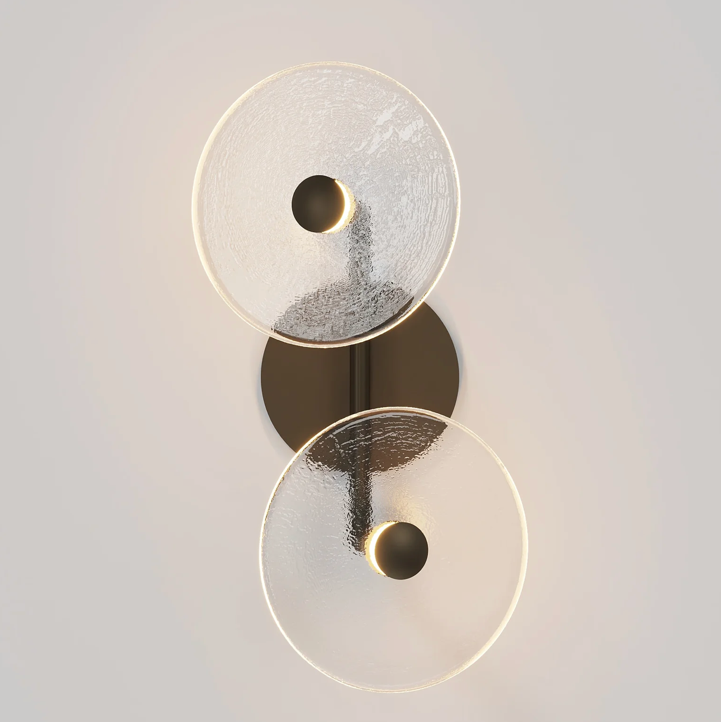 Coral Duo Rod (Off-Centered) | Wall Light