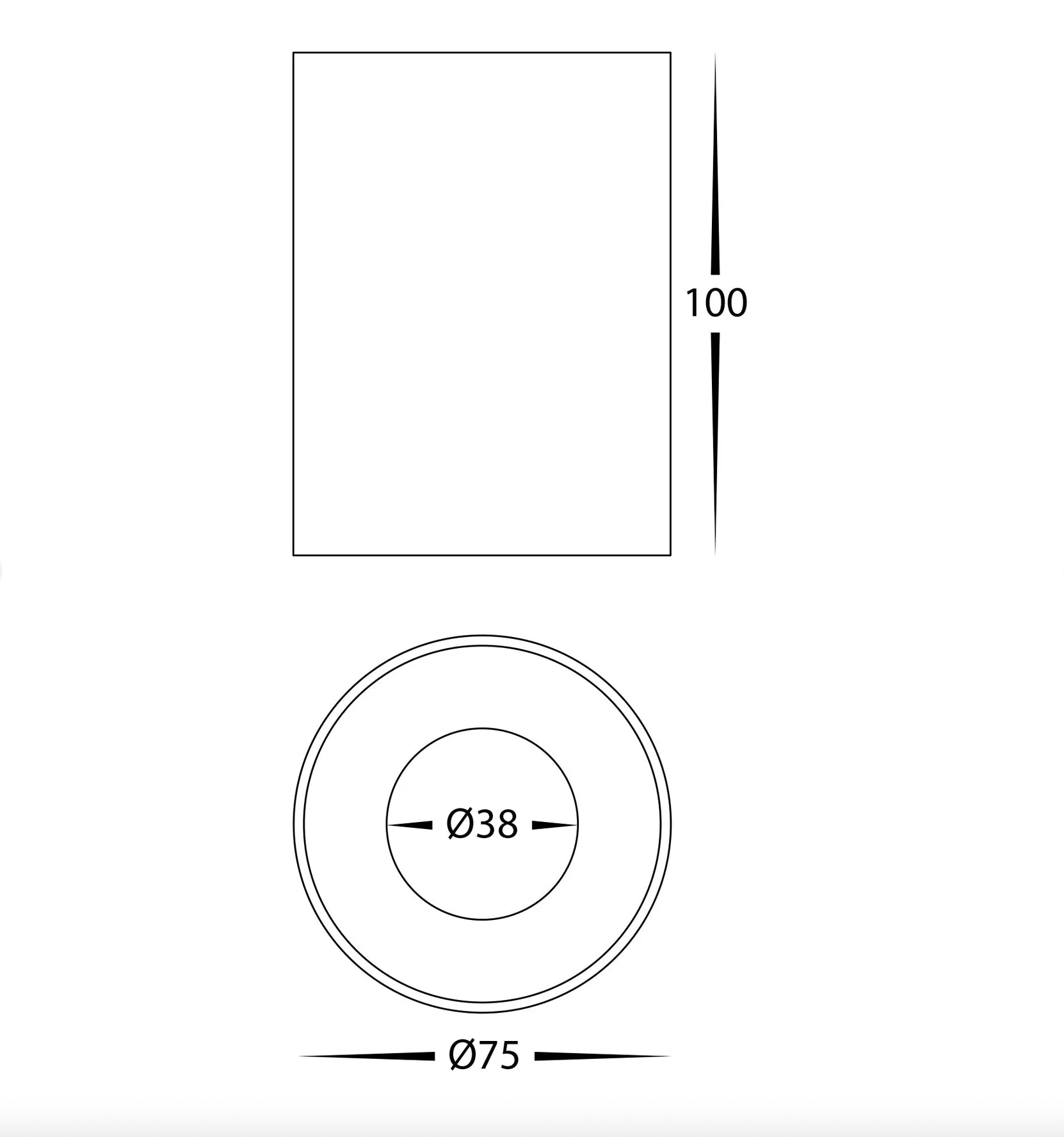 Nella 5CCT Surface Mount | Canister Light