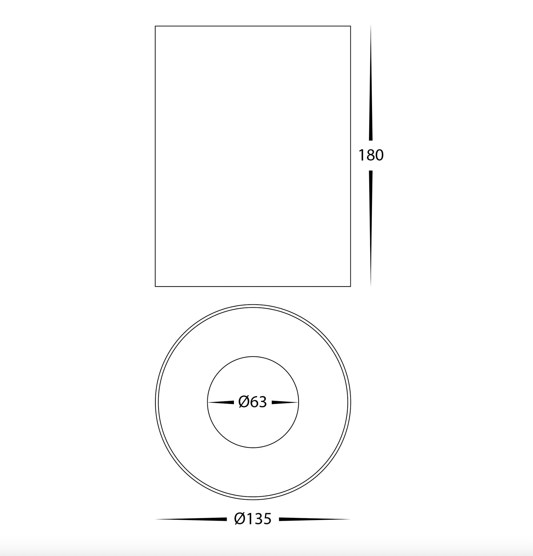 Nella 5CCT Surface Mount | Canister Light