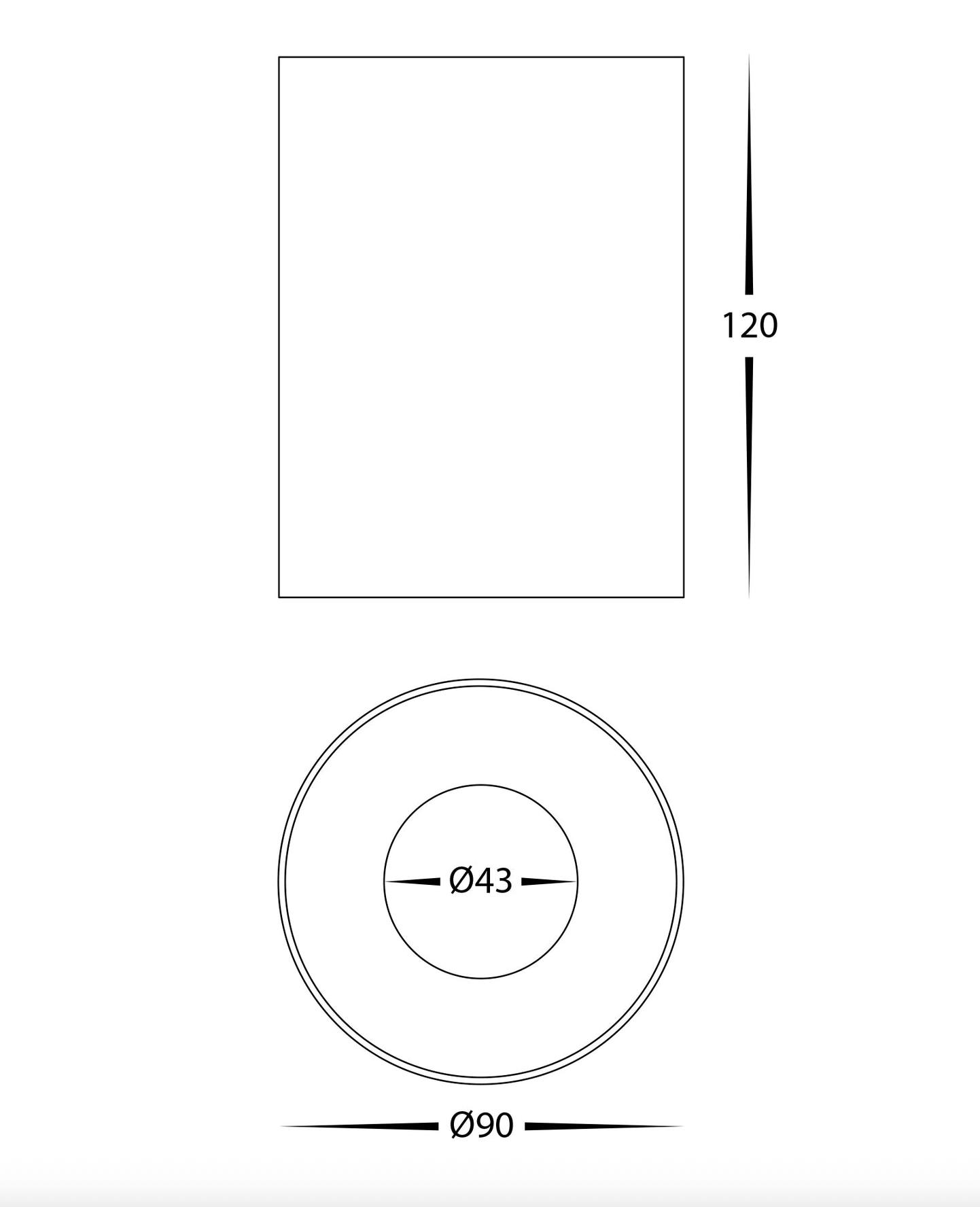 Nella 5CCT Surface Mount | Canister Light