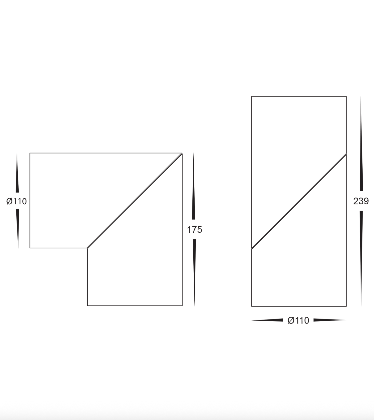 Nella Rotatable Surface Mount | Canister Light