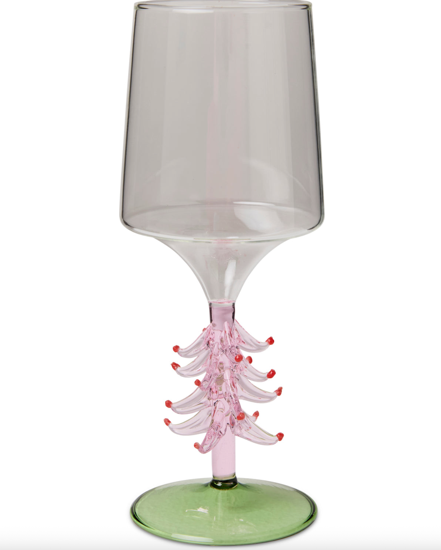Kip & Co | Pink Christmas Wine Glass 2P Set