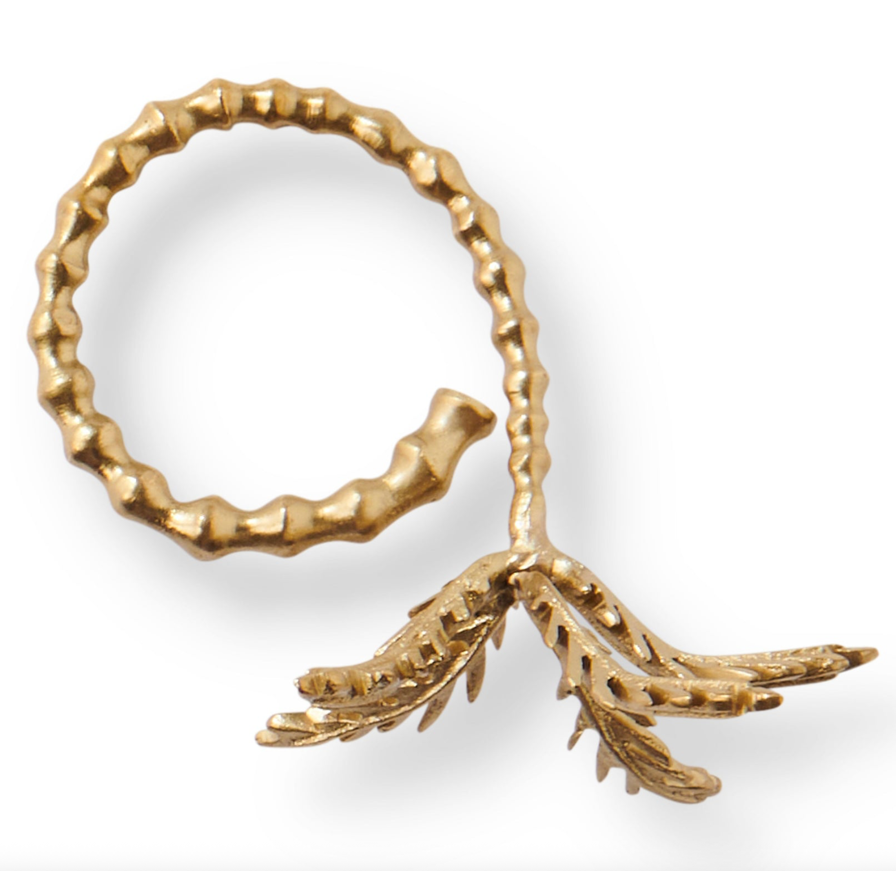 Kip & Co | Palm Tree Brass Napkin Rings