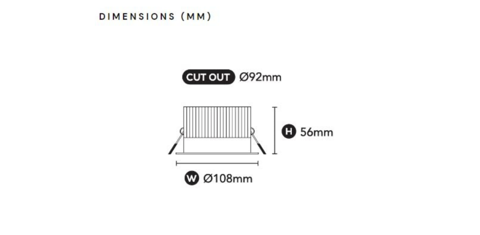 Lite 108 IP65 | Outdoor Downlight