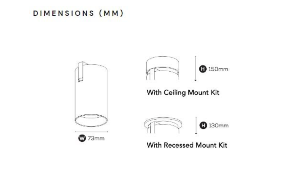 Twist Recessed | Ceiling Light