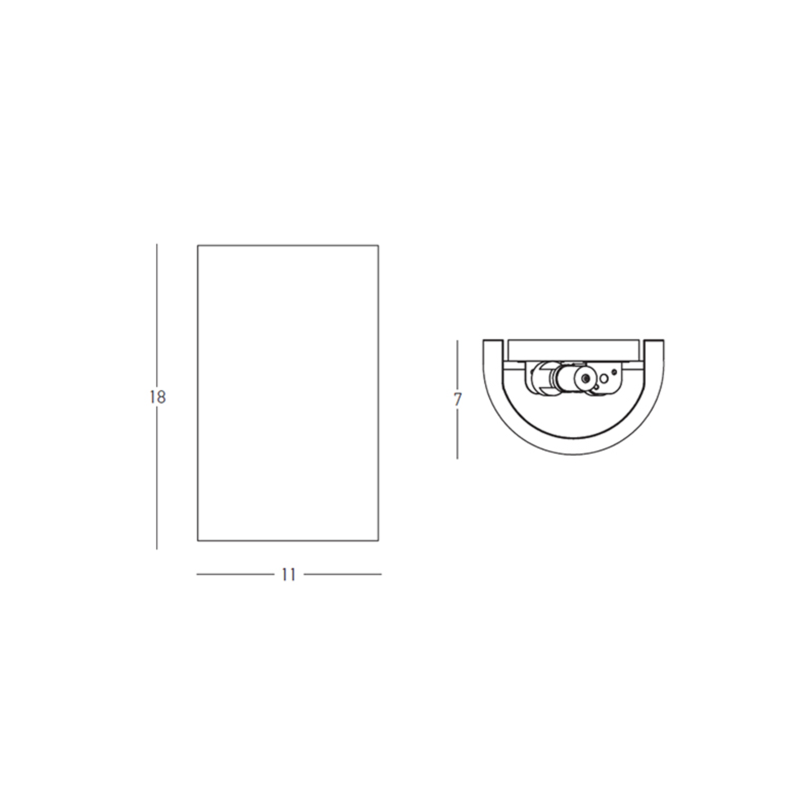 Olympia Curve | Wall Light