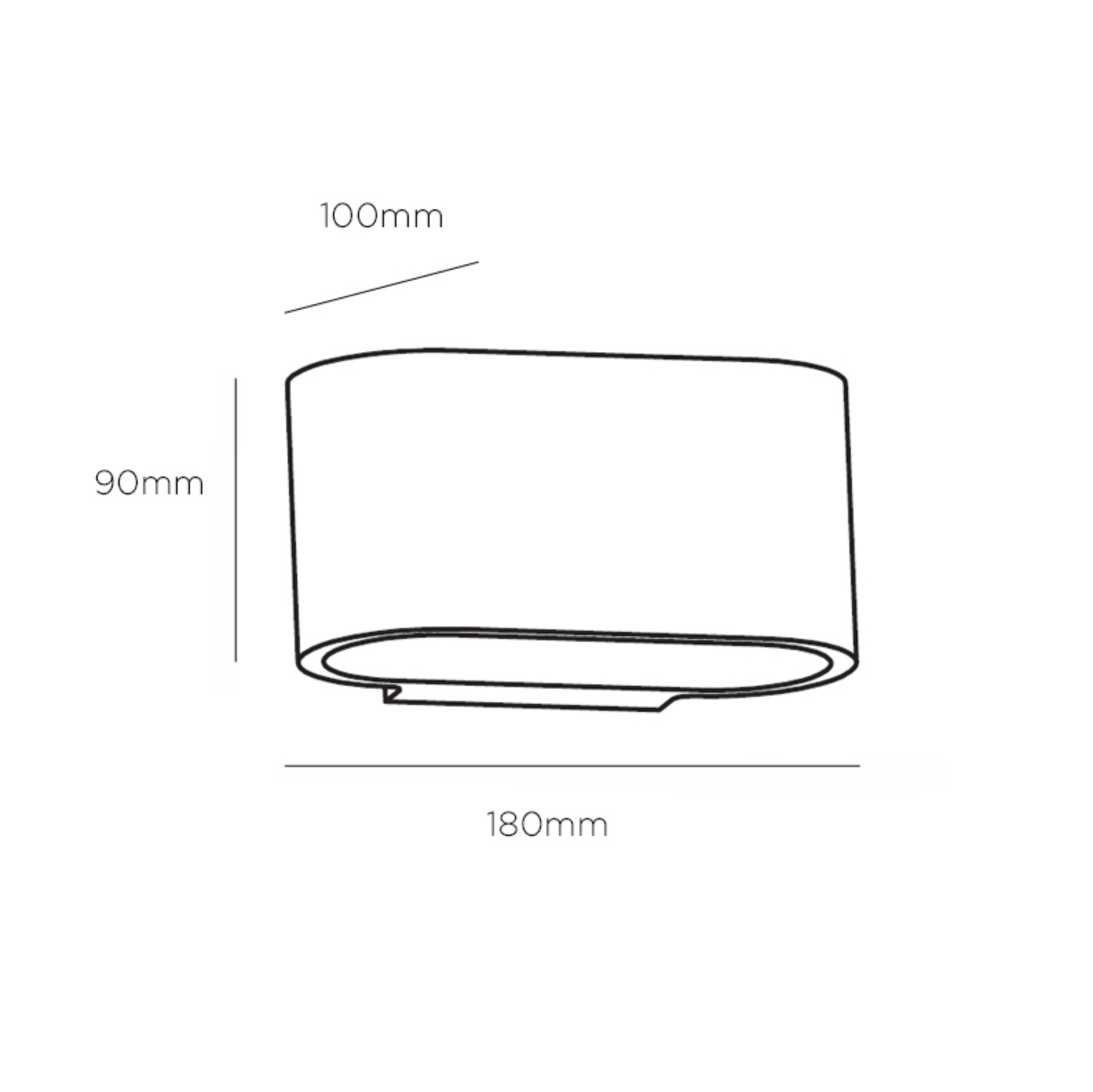 Olympia Ellipse | Wall Light