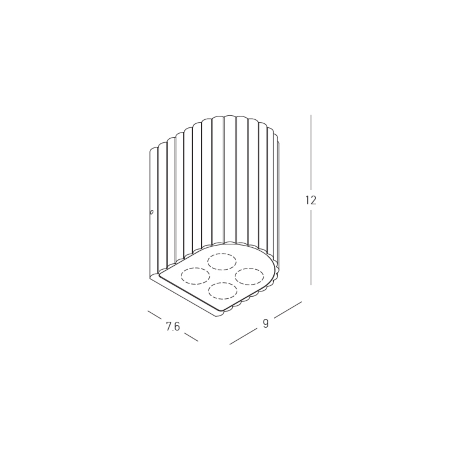 Hestia Down | Wall Light