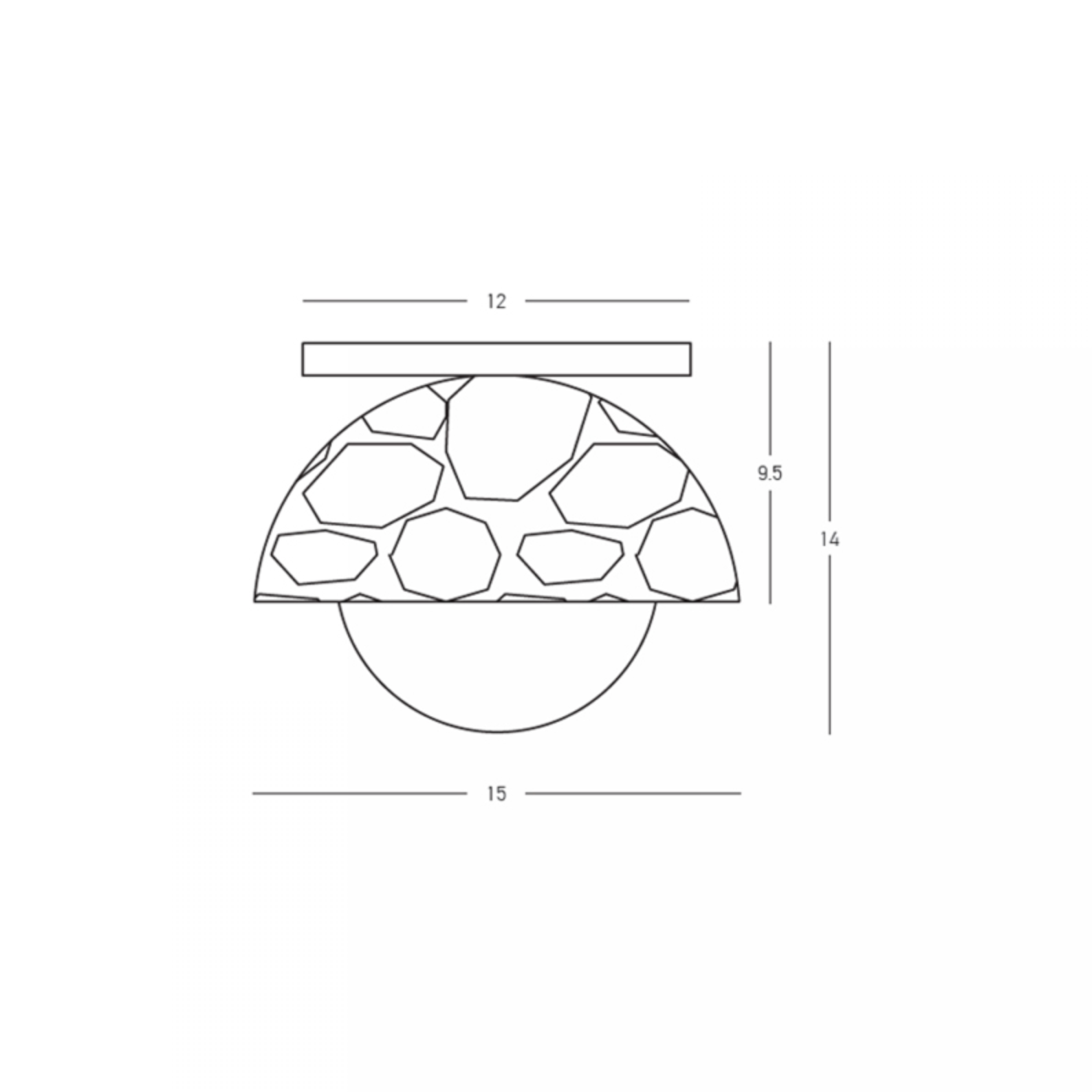 Petra Orb | Wall Light