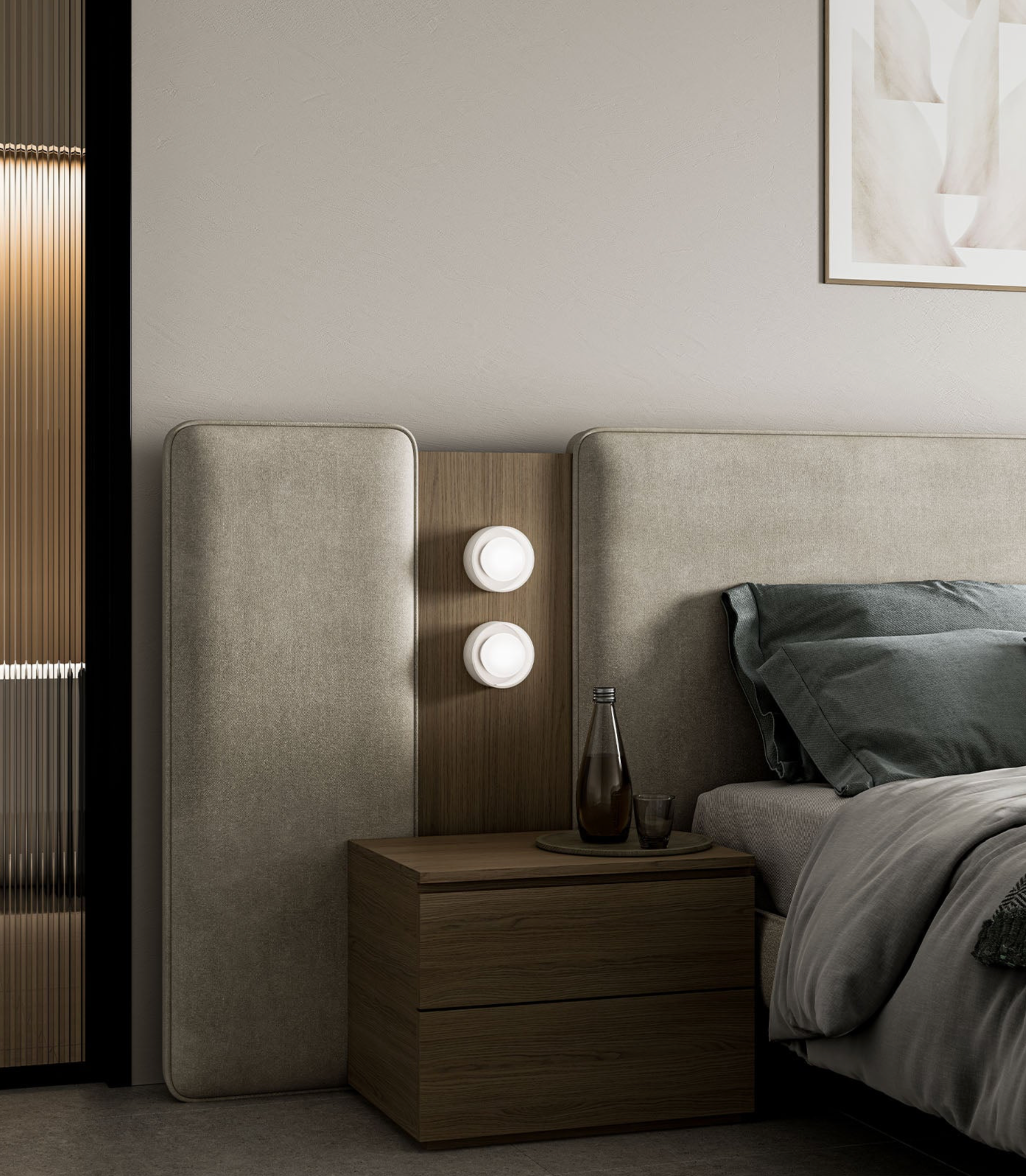 Orb Sur Ribbed | Wall Light