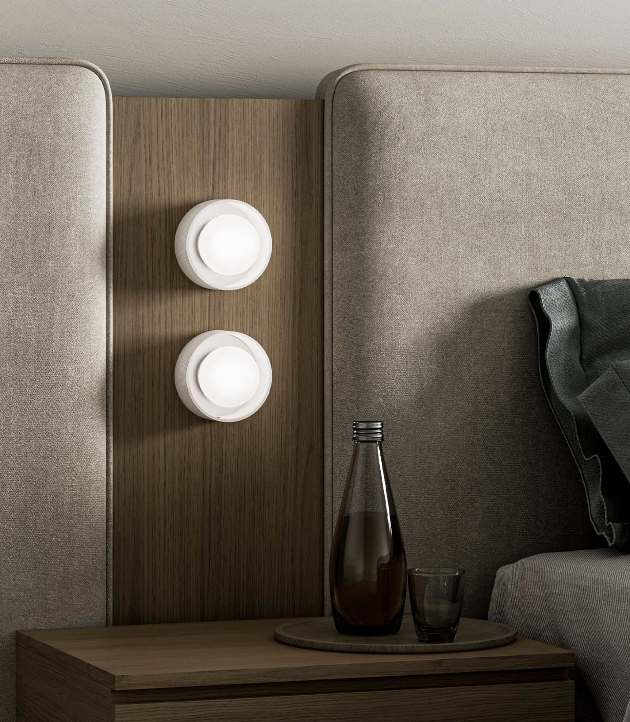Orb Sur Ribbed | Wall Light