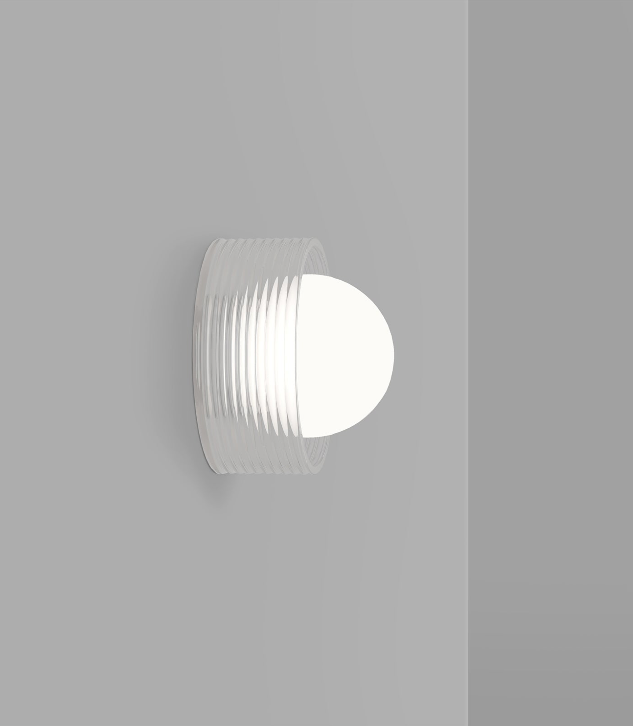 Orb Sur Ribbed | Wall Light