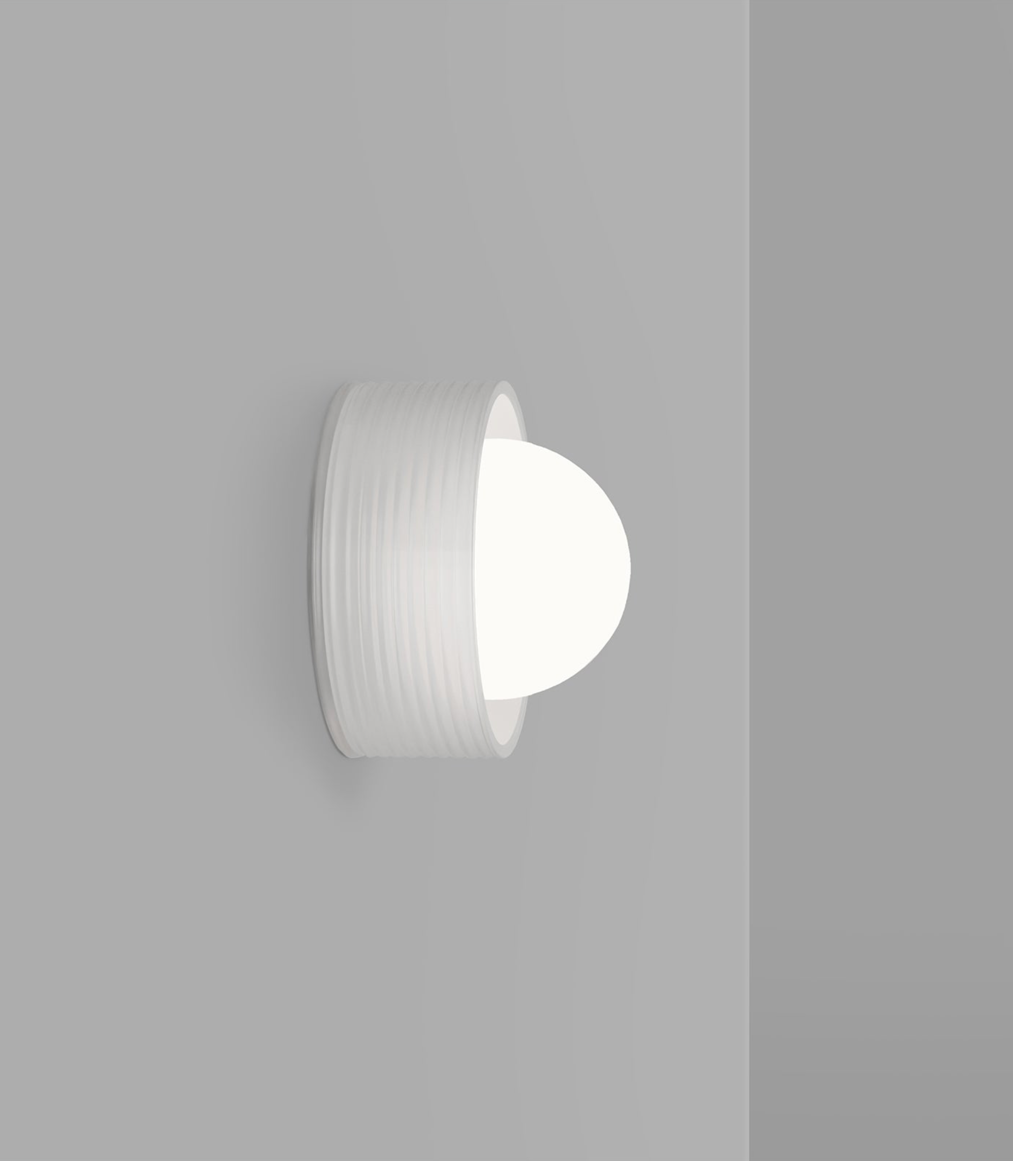 Orb Sur Ribbed | Wall Light