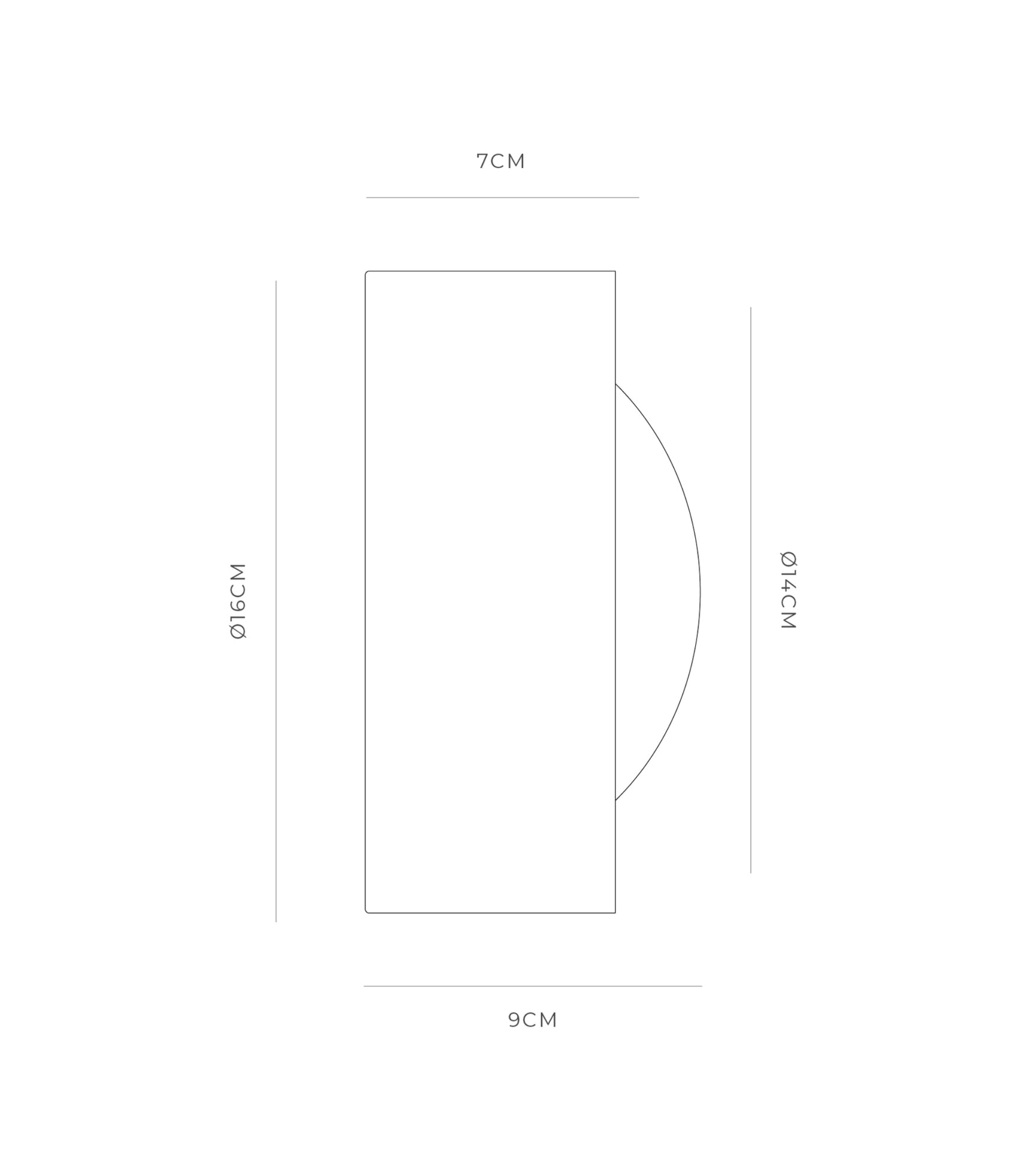 Dome Sur | Wall Light