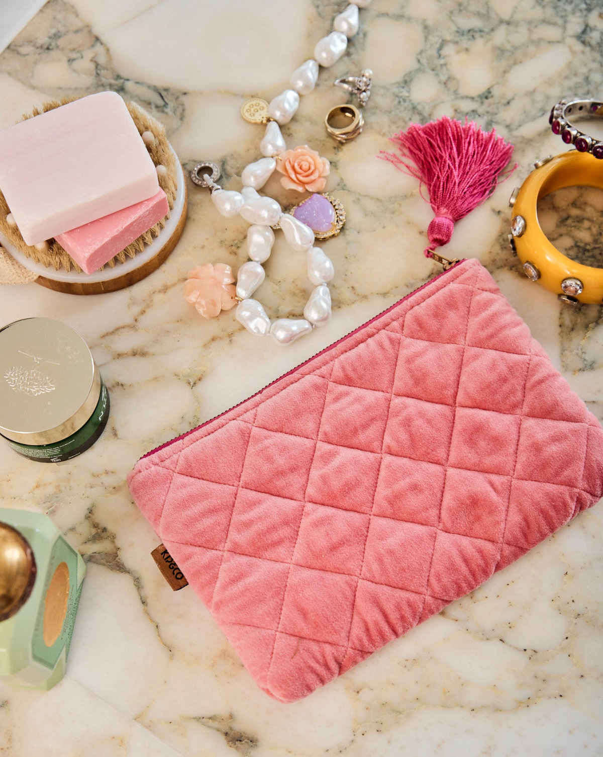 Kip & Co | Velvet Cosmetics Purse