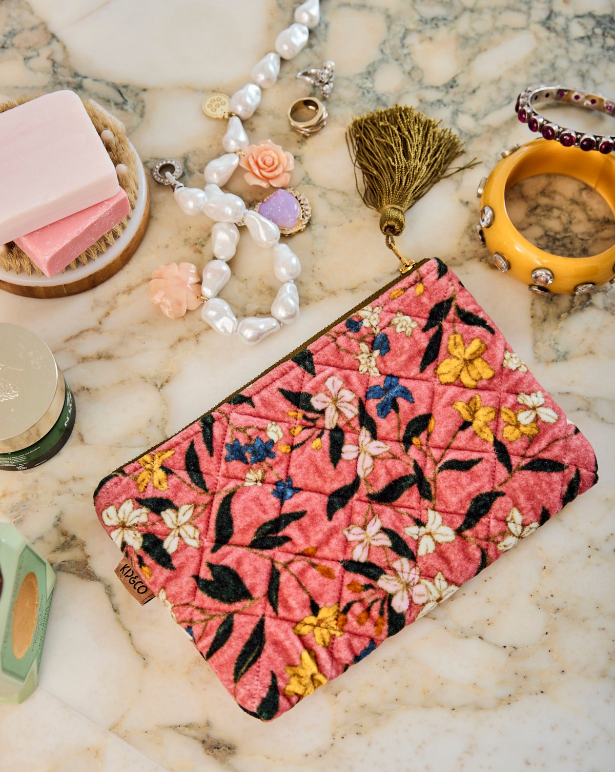 Kip & Co | Velvet Cosmetics Purse