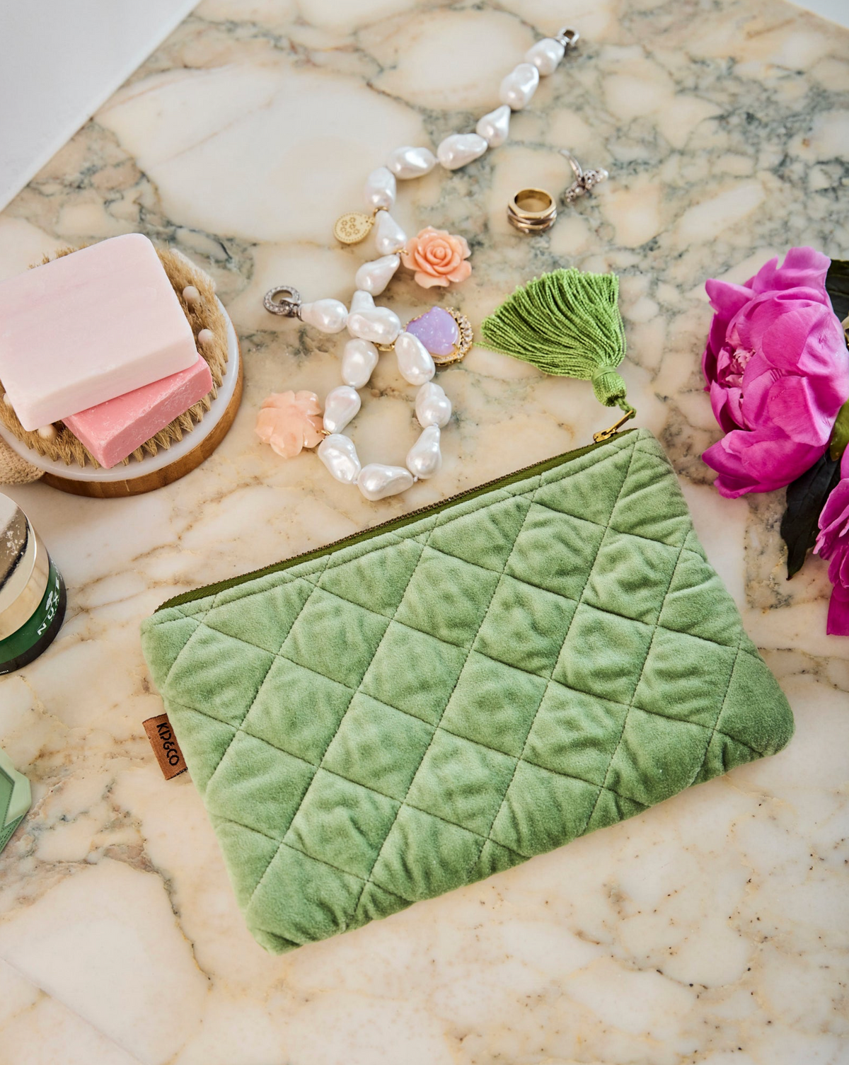 Kip & Co | Velvet Cosmetics Purse