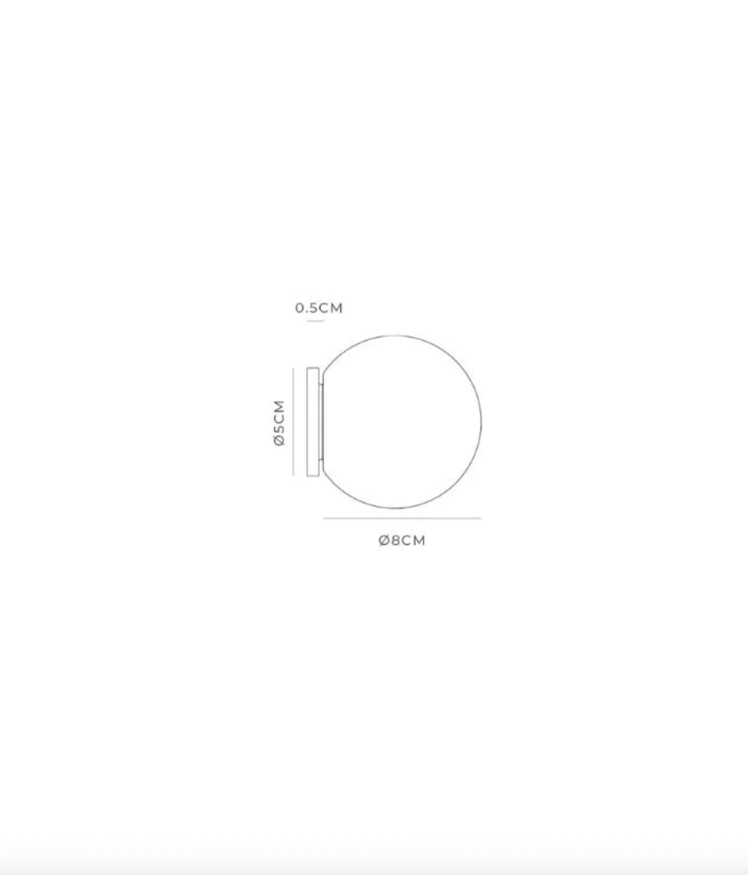 Orb Mirror | Wall Light