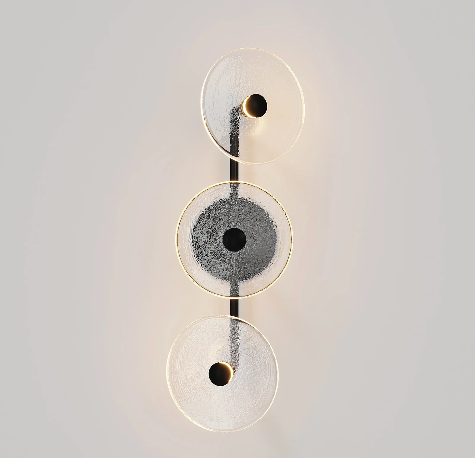 Coral Trio (Off-Centered) | Wall Light