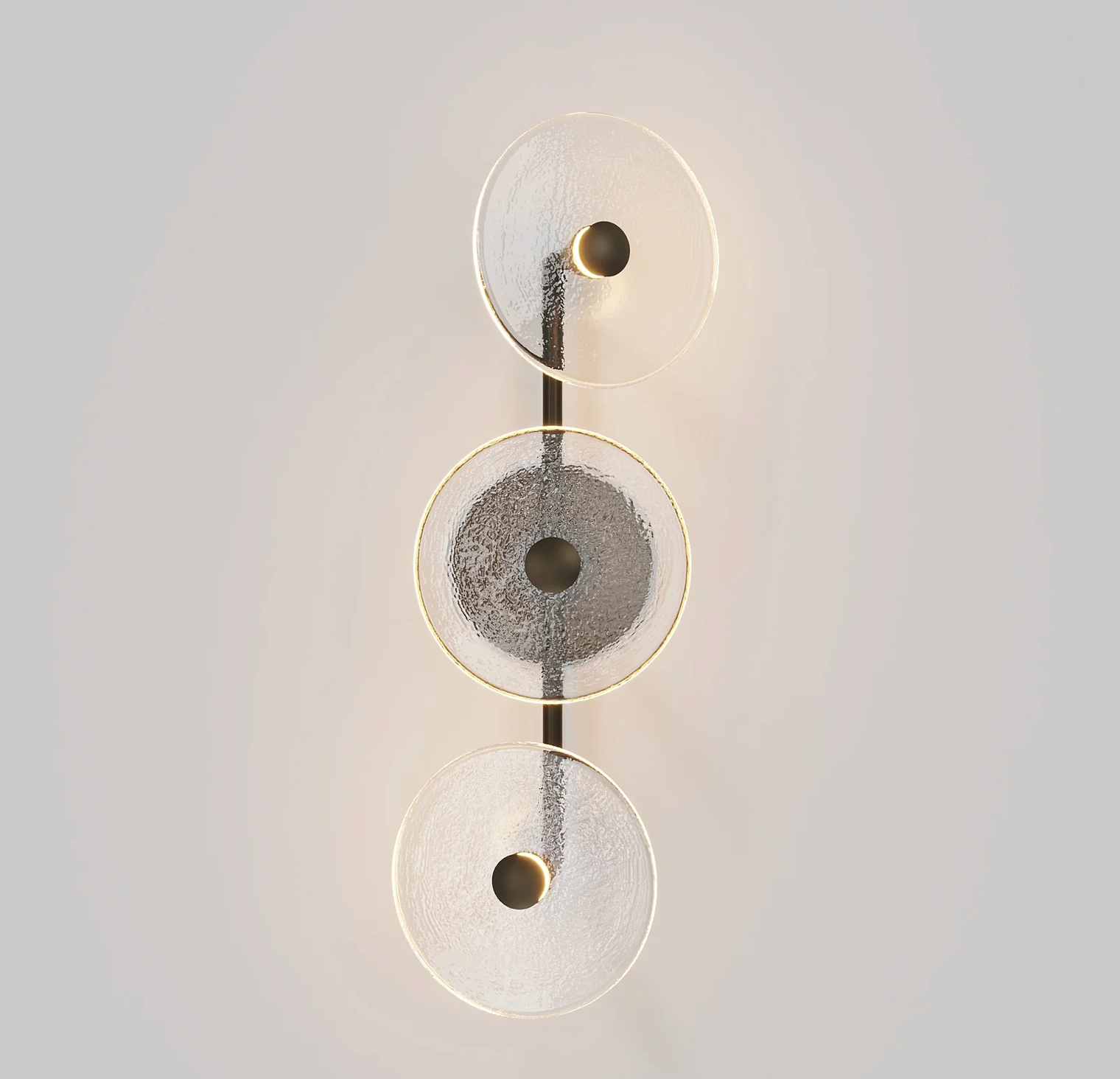 Coral Trio (Off-Centered) | Wall Light