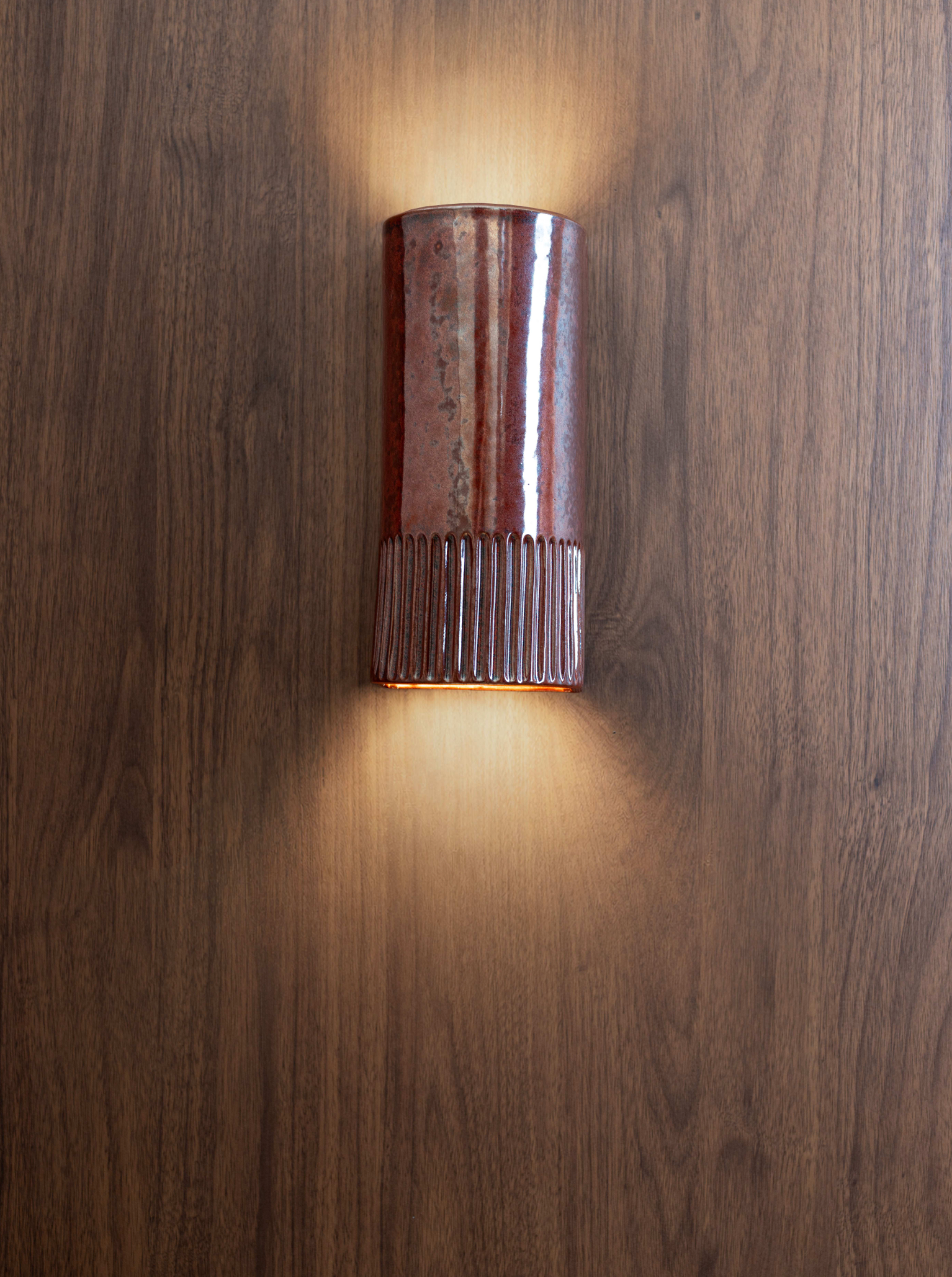Glazed Day Tall | Wall Light