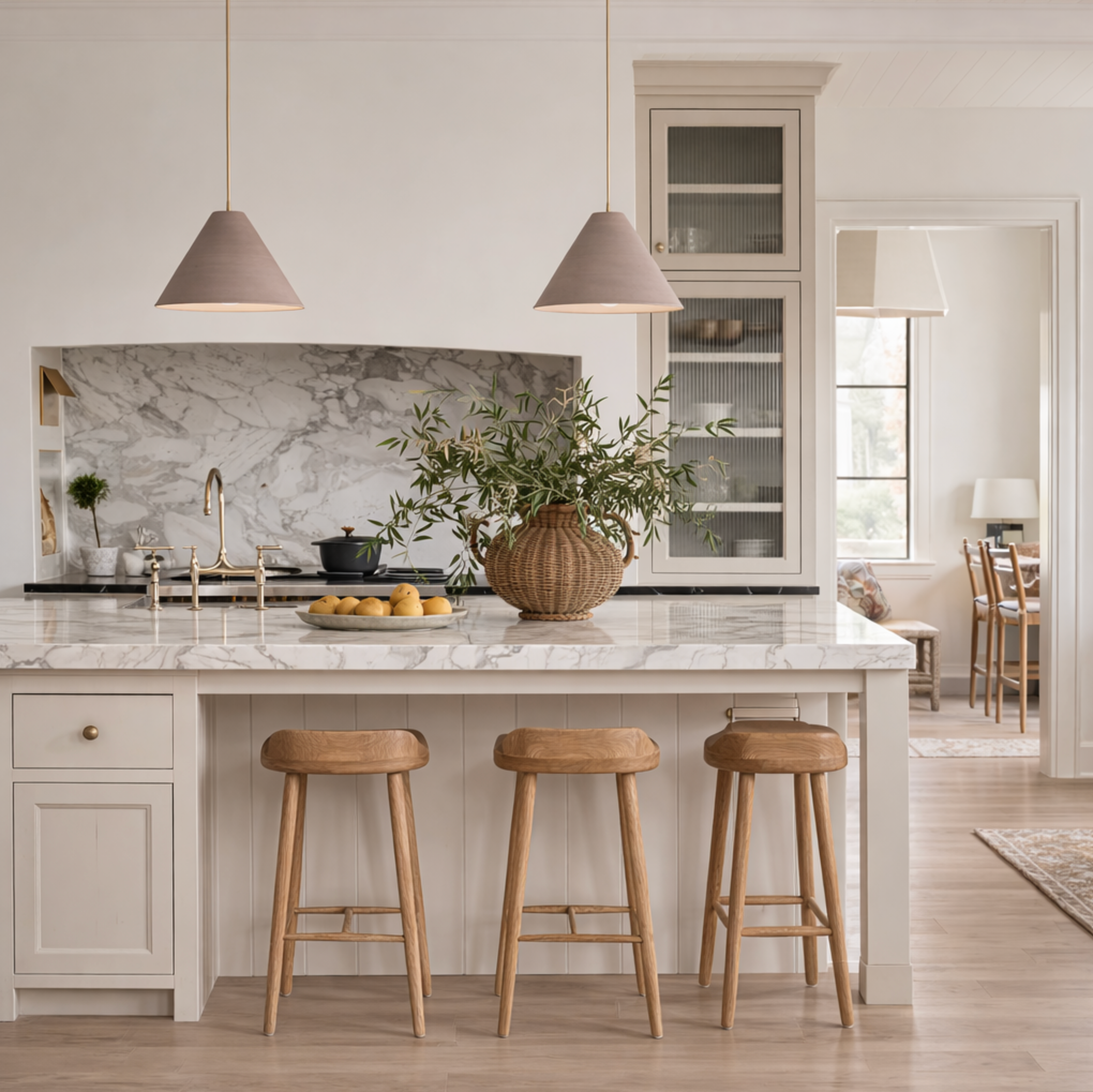 Swirl Cone | Pendant Light (Made to Order)